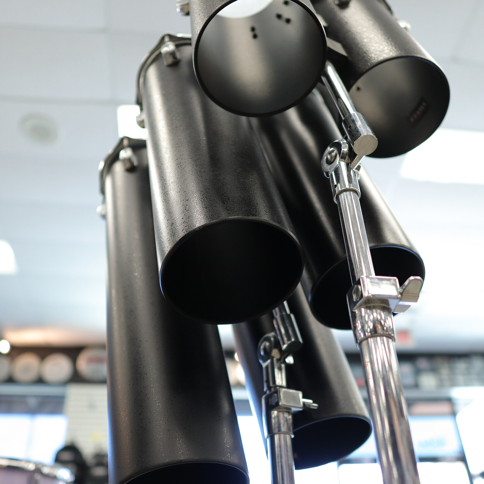 Tama Pre-Owned Tama Octobans 6-Piece (4pc Low-Pitch Set & 2pc High-Pitch Set) w/ Stands