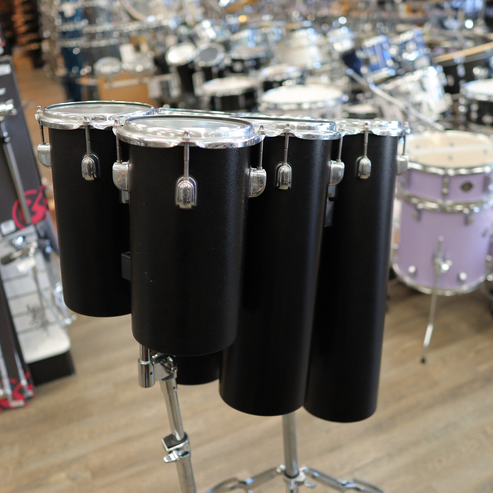Tama Pre-Owned Tama Octobans 6-Piece (4pc Low-Pitch Set & 2pc High-Pitch Set) w/ Stands