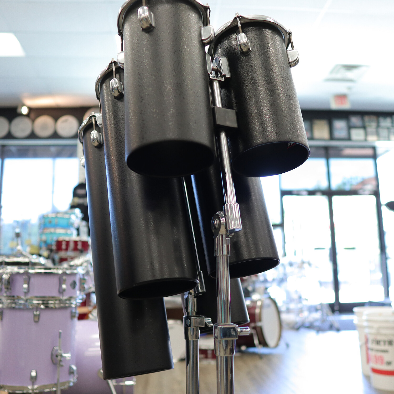 Tama Pre-Owned Tama Octobans 6-Piece (4pc Low-Pitch Set & 2pc High-Pitch Set) w/ Stands