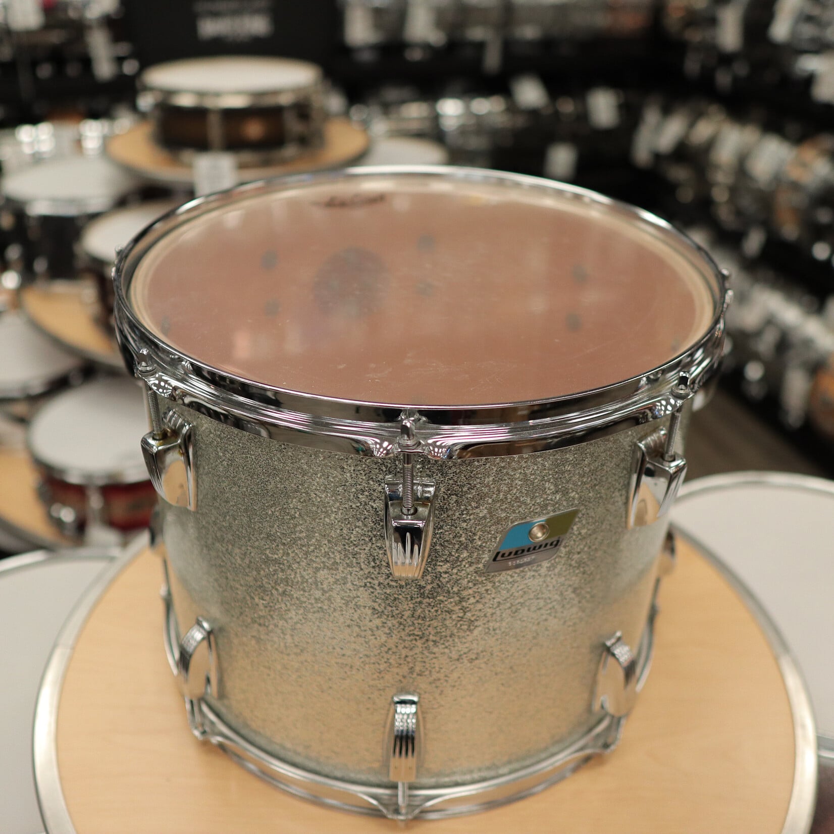 Ludwig Early 80s Ludwig 12x15" Tom (Silver Sparkle)