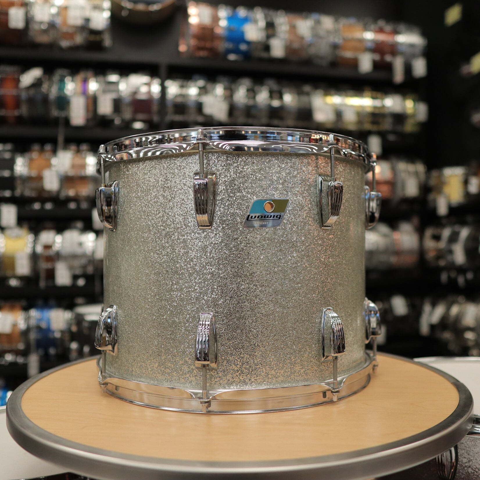 Ludwig Early 80s Ludwig 12x15" Tom (Silver Sparkle)