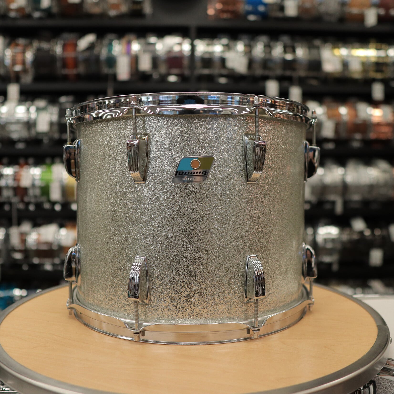 Ludwig Early 80s Ludwig 12x15" Tom (Silver Sparkle)