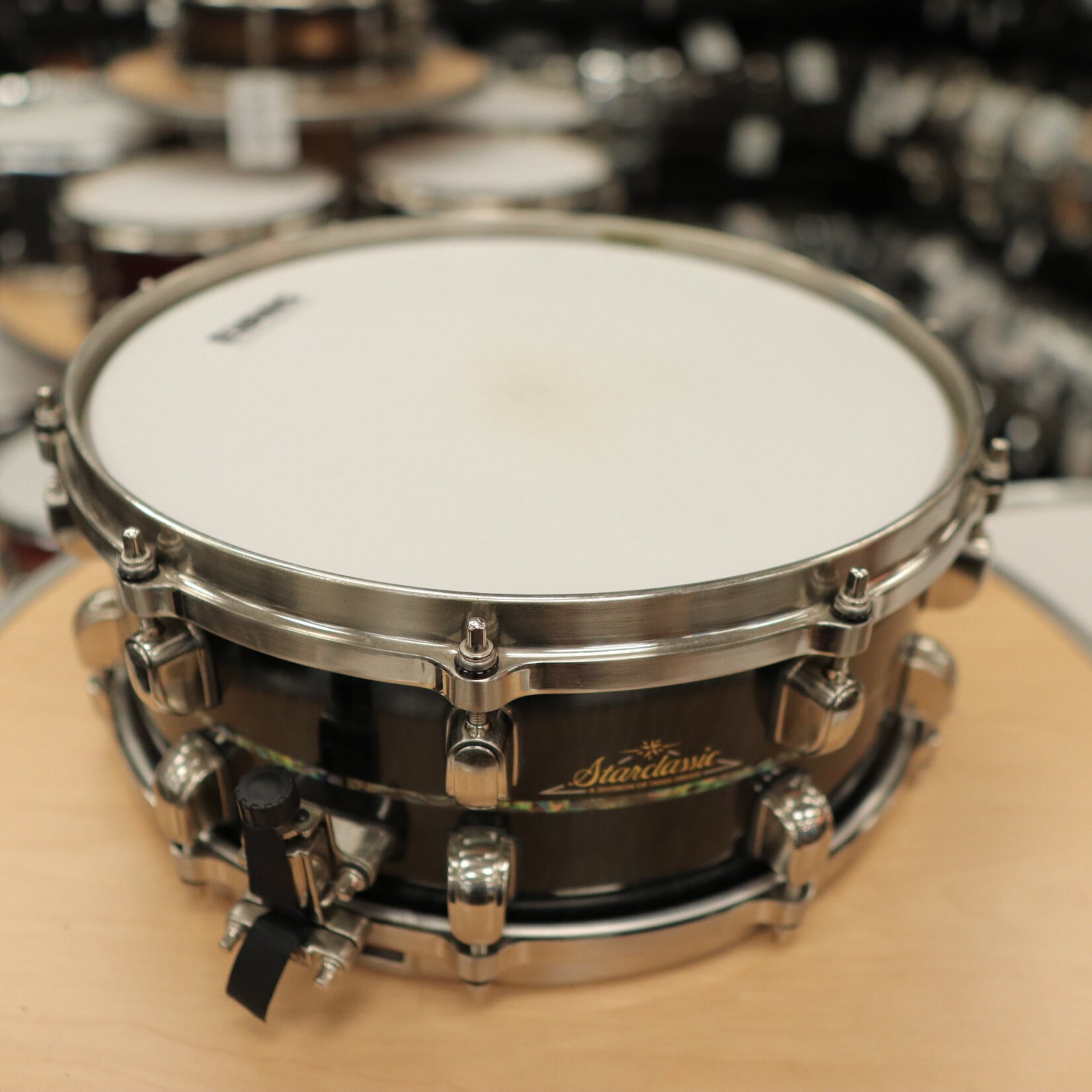 Tama Pre-Owned Tama Limited Edition Starclassic Bubinga Exotix 6x14" (1 of 50) Snare Drum - Midnight Storm Sapele
