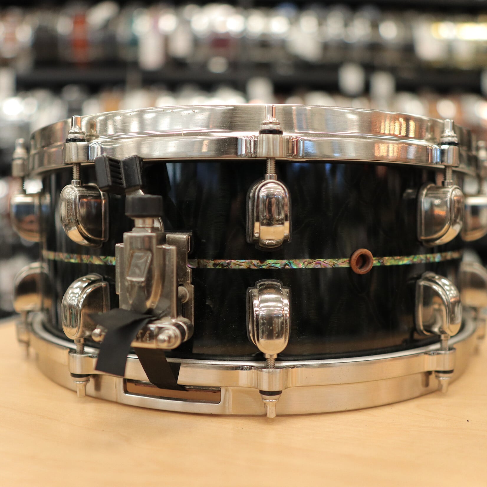 Tama Pre-Owned Tama Limited Edition Starclassic Bubinga Exotix 6x14" (1 of 50) Snare Drum - Midnight Storm Sapele