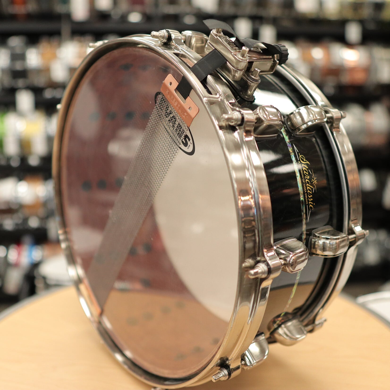 Tama Pre-Owned Tama Limited Edition Starclassic Bubinga Exotix 6x14" (1 of 50) Snare Drum - Midnight Storm Sapele