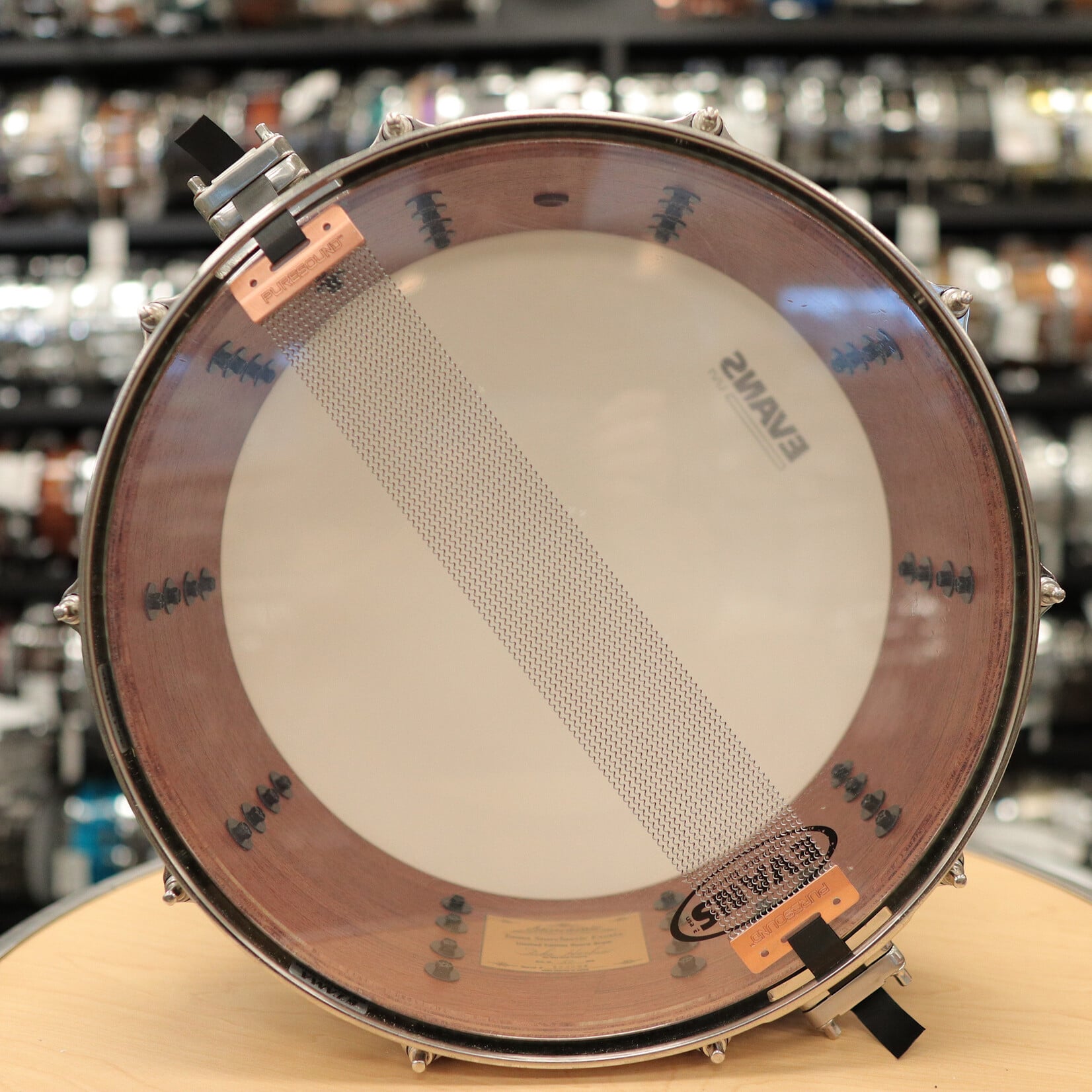 Tama Pre-Owned Tama Limited Edition Starclassic Bubinga Exotix 6x14" (1 of 50) Snare Drum - Midnight Storm Sapele