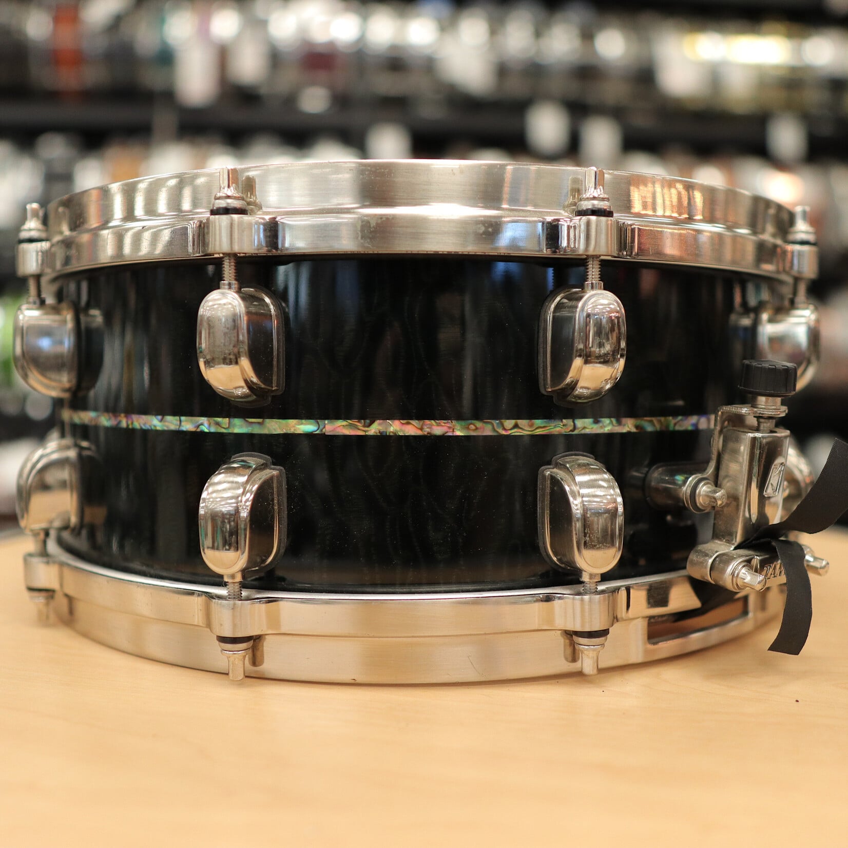 Tama Pre-Owned Tama Limited Edition Starclassic Bubinga Exotix 6x14" (1 of 50) Snare Drum - Midnight Storm Sapele