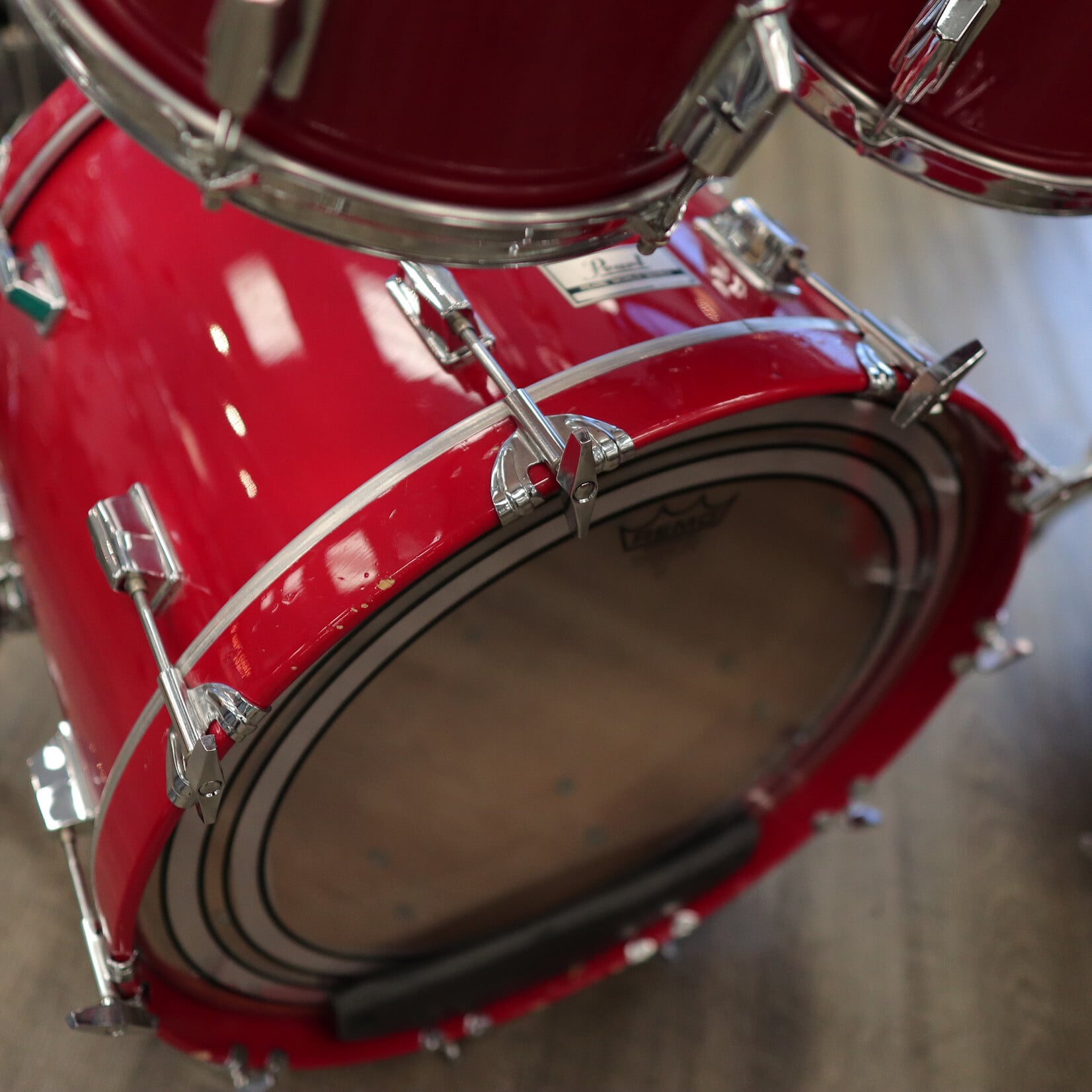 Pearl Pre-Owned Pearl World Series 7-PC Shell Pack 10/12/13/14/16/22/22 (Coral Red)