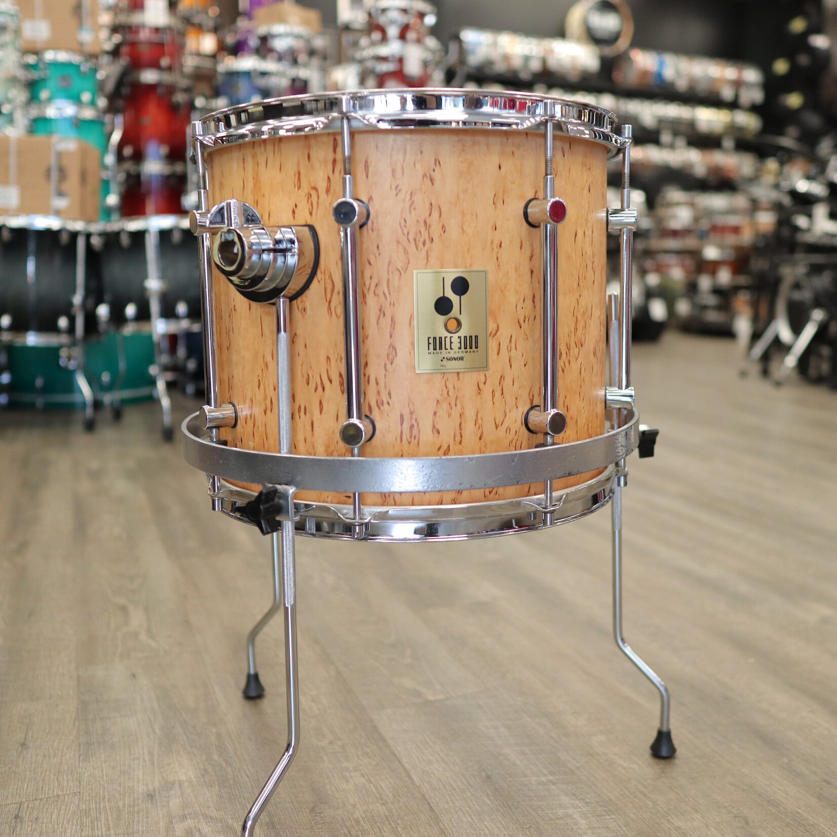 Sonor Used Sonor Force 3000 12x14" Scandinavian Birch Tom w/ Floor Tom Cradle