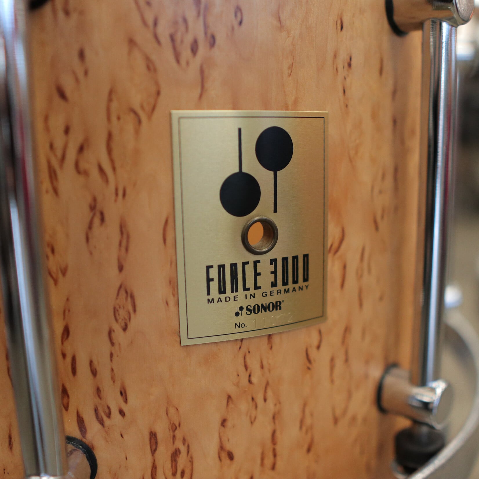 Sonor Used Sonor Force 3000 12x14" Scandinavian Birch Tom w/ Floor Tom Cradle