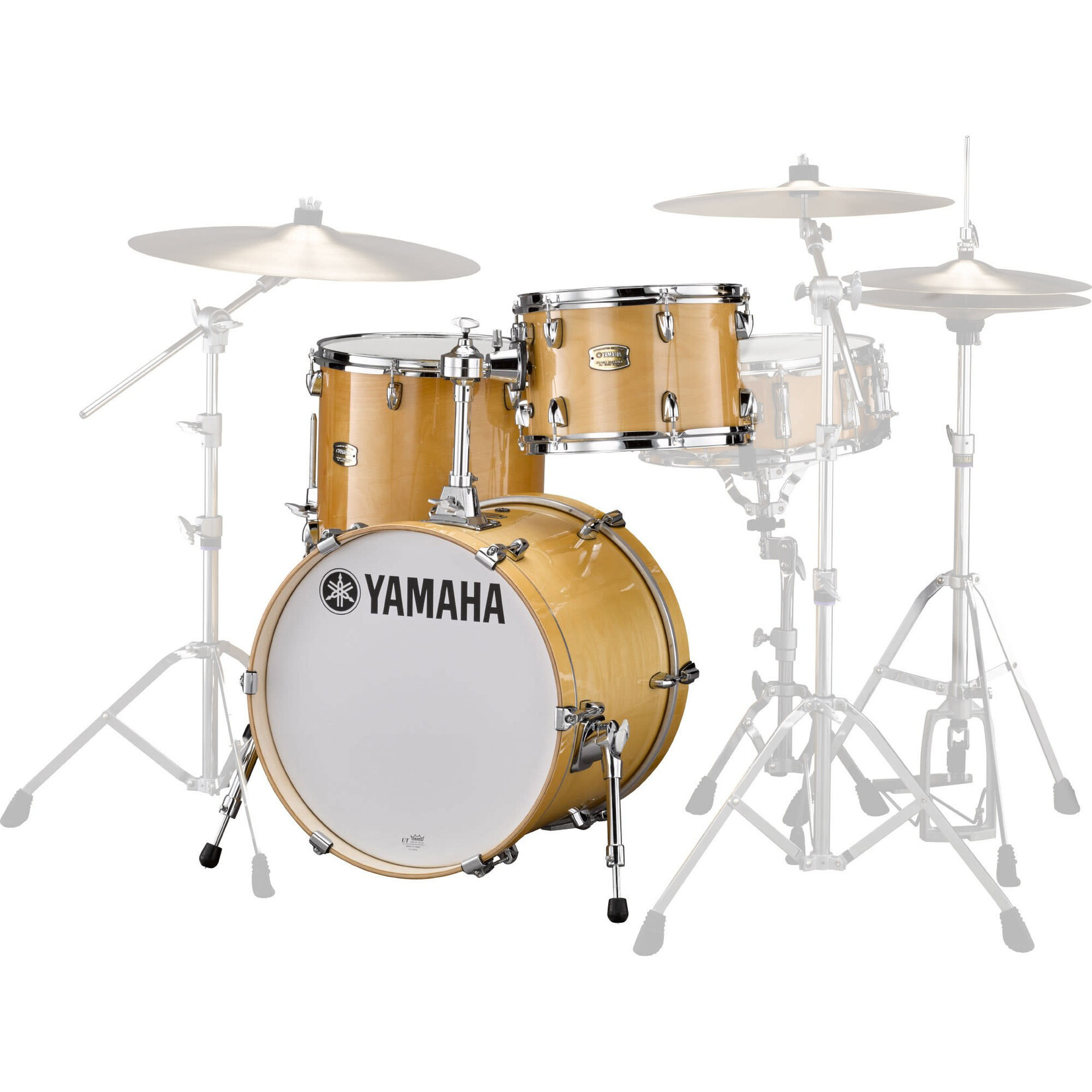 YAMAHA Yamaha Stage Custom Bop 3-piece Shell Pack 12/14/18 (Natural Wood) SBP8F3NW