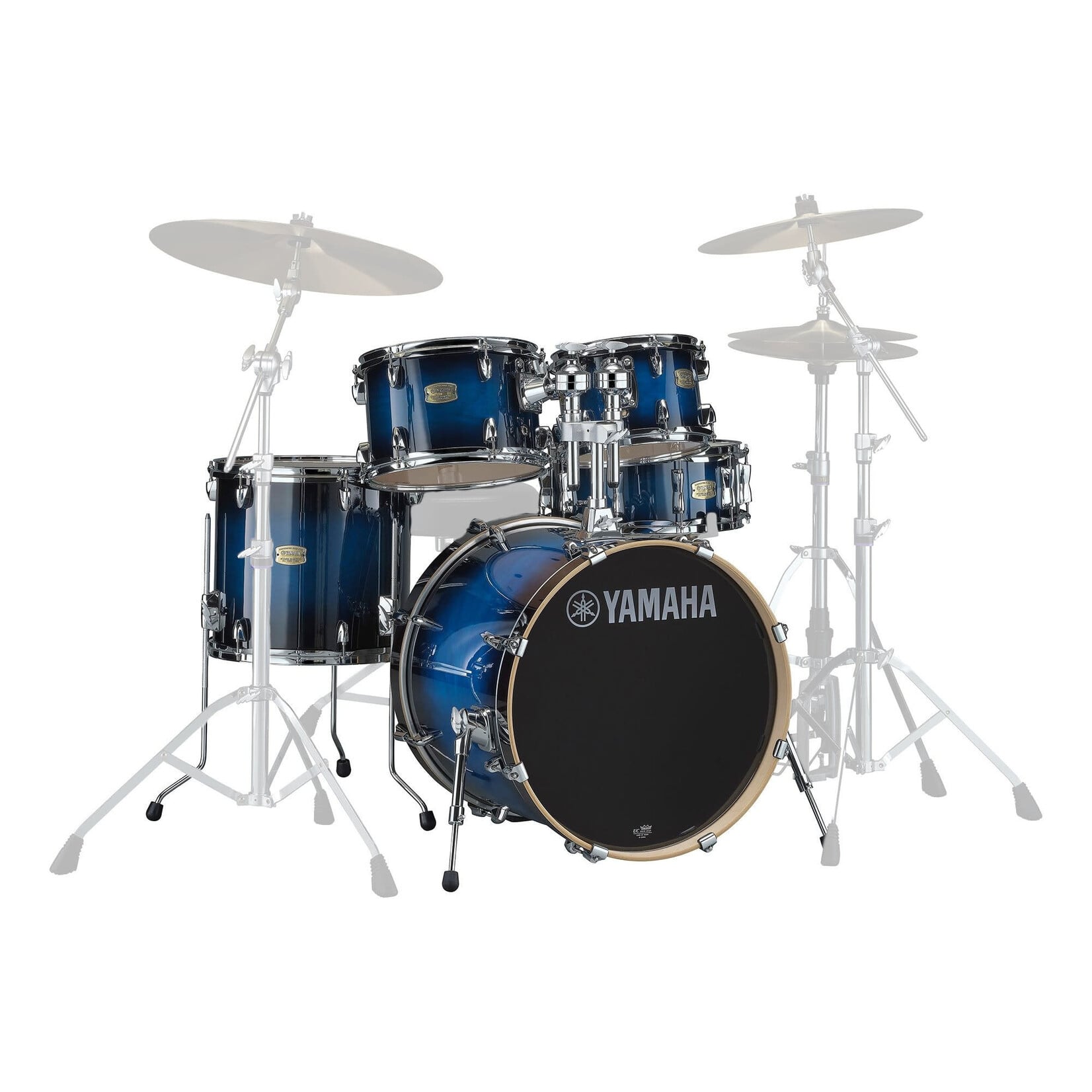 YAMAHA Yamaha Stage Custom 5-piece Shell Pack 10/12/16/22/5.5x14 (Deep Blue Sunburst) SBP2F50DUS