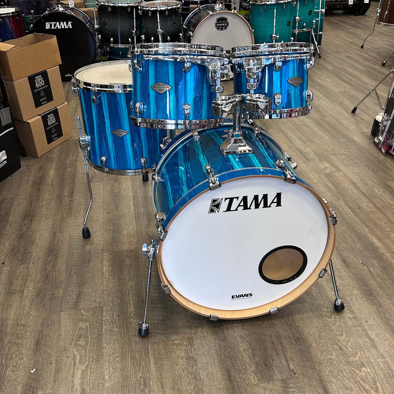 Tama Used Tama Starclassic Performer Maple/Birch Shell Pack 10/12/16/22