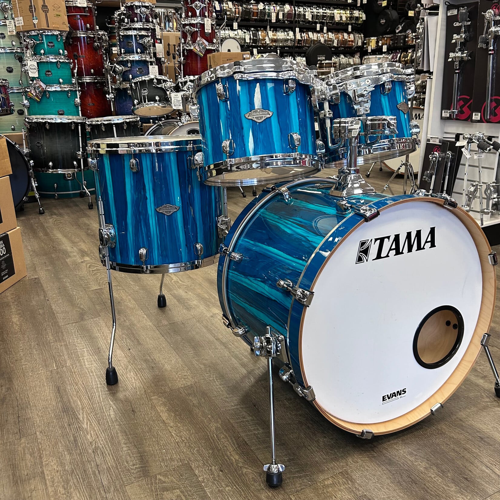 Tama Used Tama Starclassic Performer Maple/Birch Shell Pack 10/12/16/22