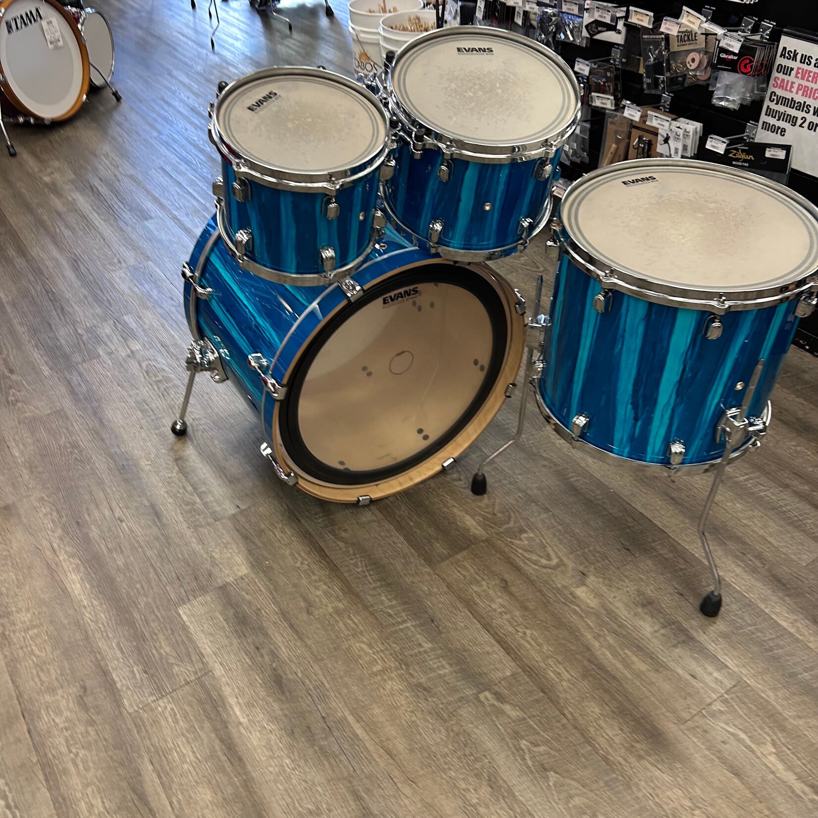 Tama Used Tama Starclassic Performer Maple/Birch Shell Pack 10/12/16/22