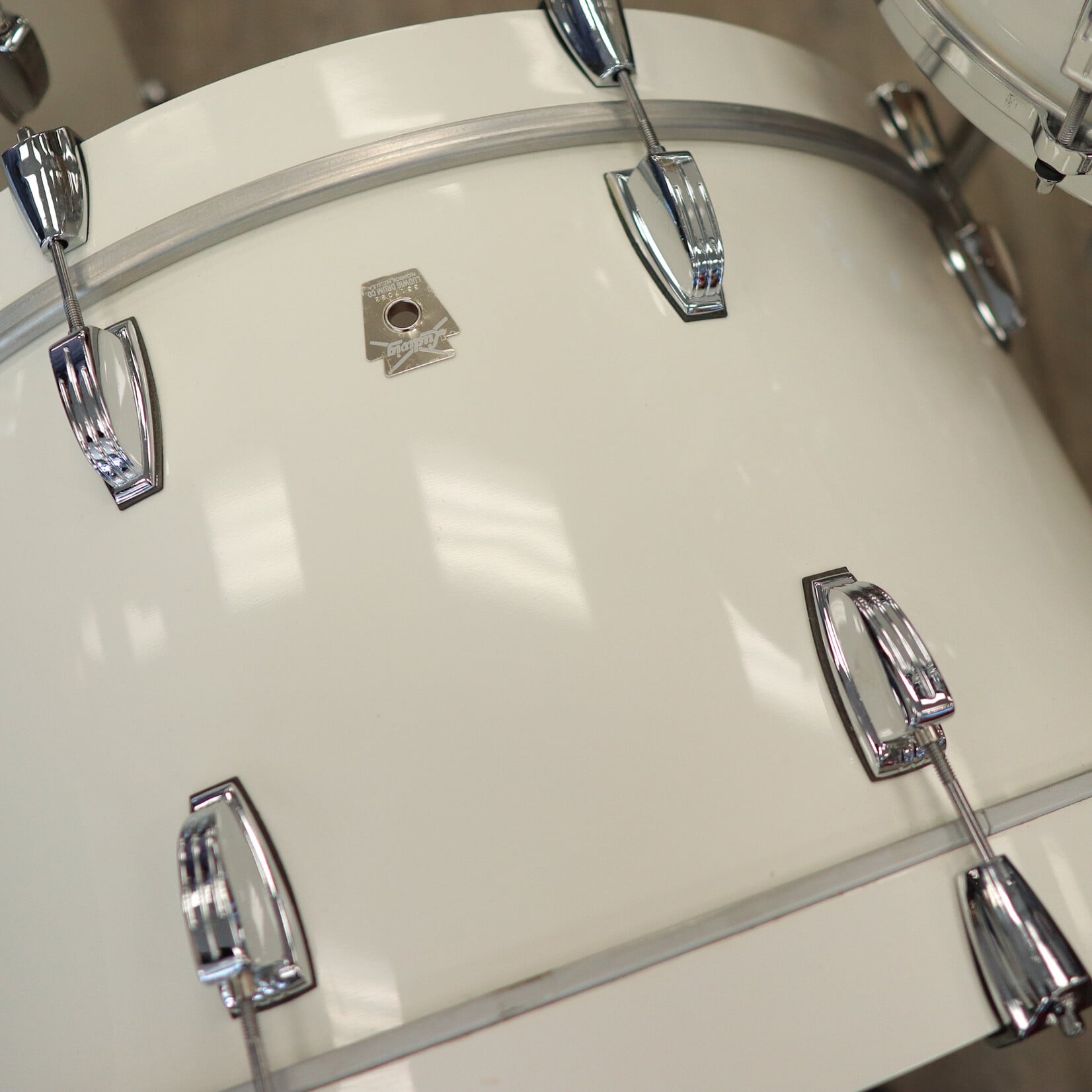 Ludwig Pre-Owned Custom 90s Ludwig Maple 3-Piece Shell Pack 14/18/26 w/ Re-Rings & Custom Bearing Edges