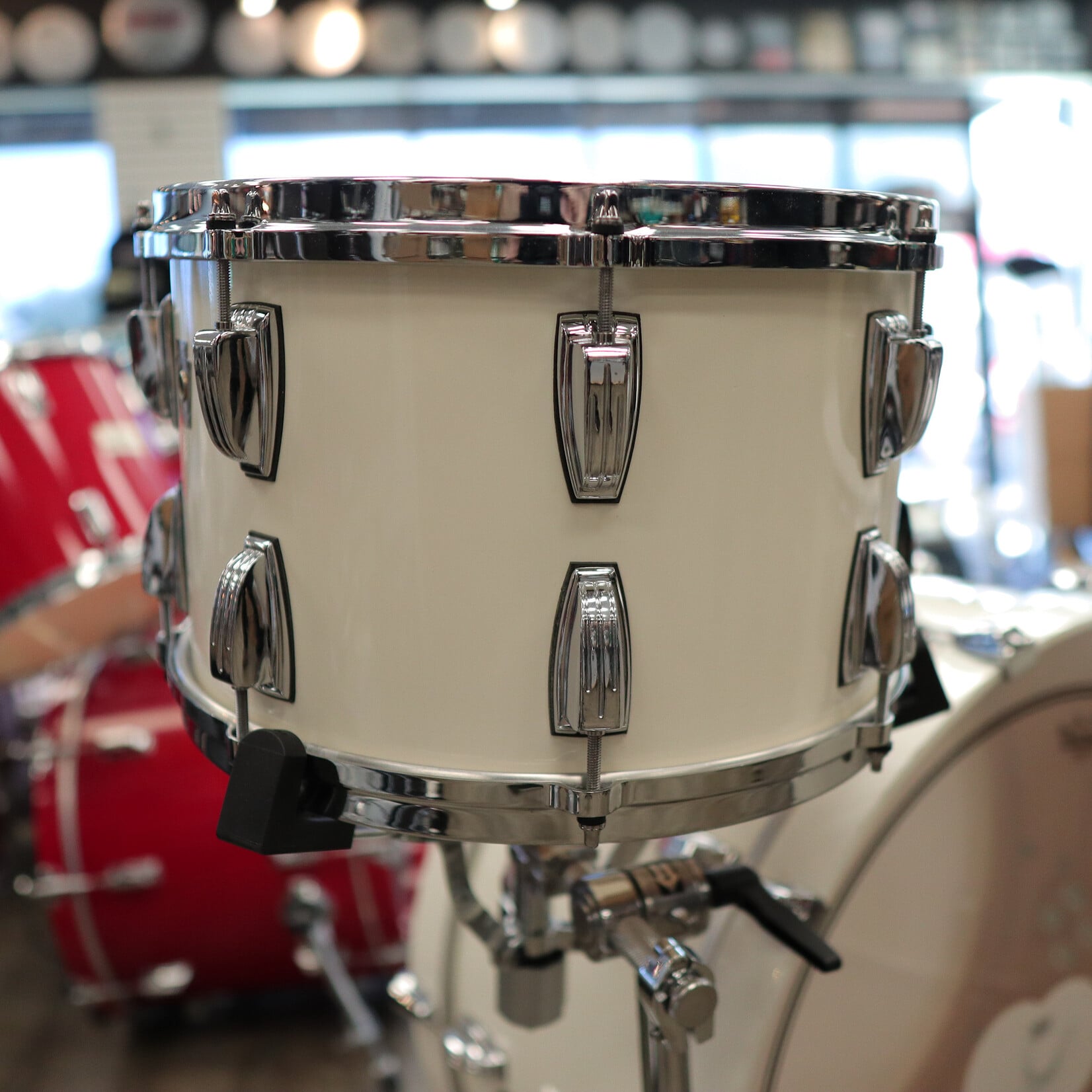 Ludwig Pre-Owned Custom 90s Ludwig Maple 3-Piece Shell Pack 14/18/26 w/ Re-Rings & Custom Bearing Edges
