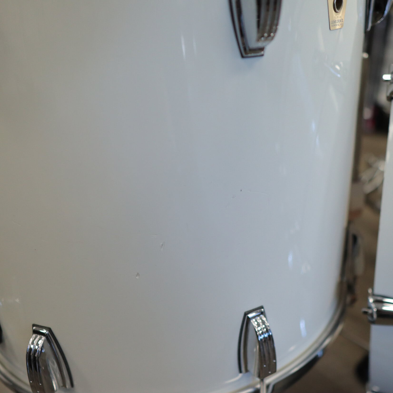 Ludwig Pre-Owned Custom 90s Ludwig Maple 3-Piece Shell Pack 14/18/26 w/ Re-Rings & Custom Bearing Edges