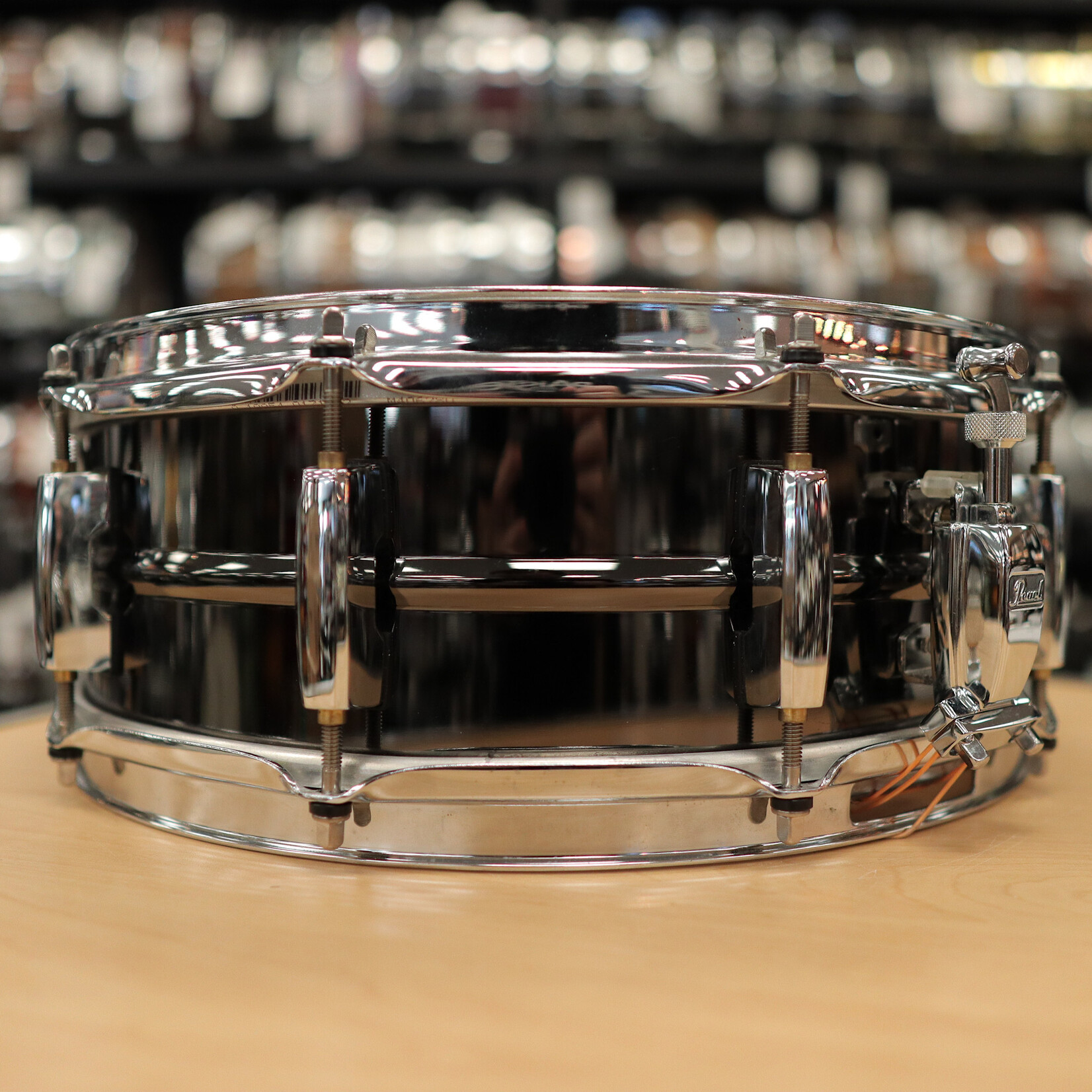 Pearl Pre-Owned Pearl 5x14" Sensitone Elite Brass Snare Drum (Black Nickel over Brass)