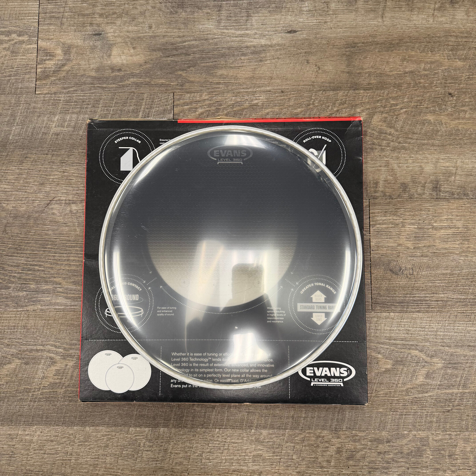 Evans NOS Evans 13" Marching Tenor System Blue Drumhead TT13SB1