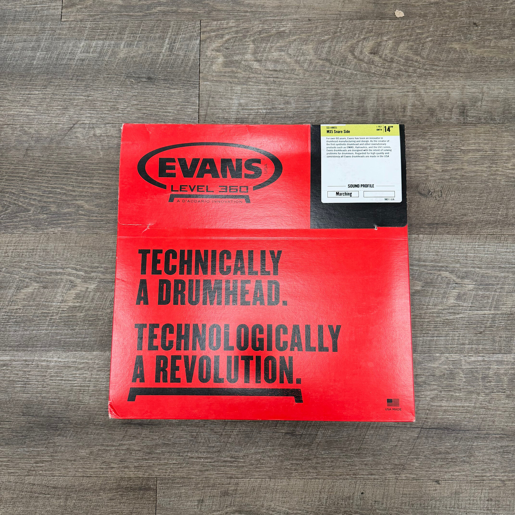 Evans NOS Evans 14" Marching Snare Side MX5 Drumhead