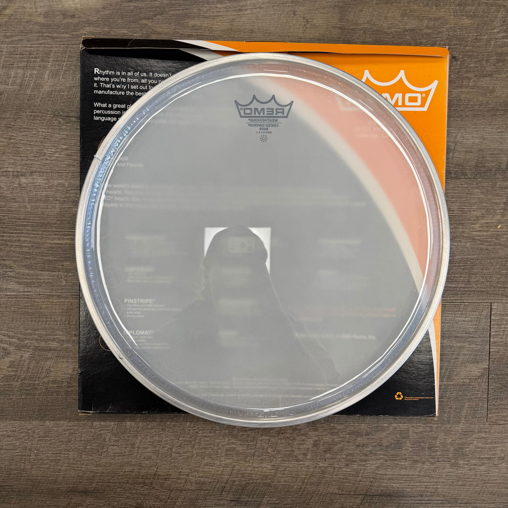 Remo NOS Remo Emperor Coated 16" Bass Drum Head
