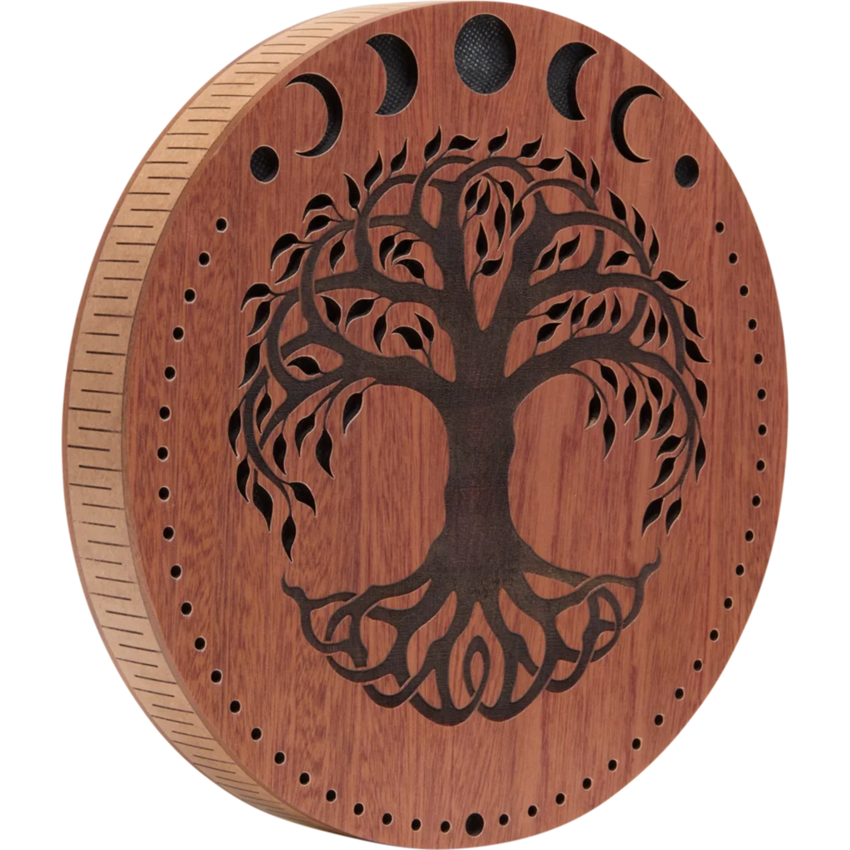 Meinl Meinl 10" Rain Disk, Stream Sound, Moon Phases & Tree of Life Carving - RDS10MTOL