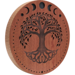 Meinl Meinl 12" Rain Disk, Stream Sound, Moon Phases & Tree of Life Carving - RDS12MTOL