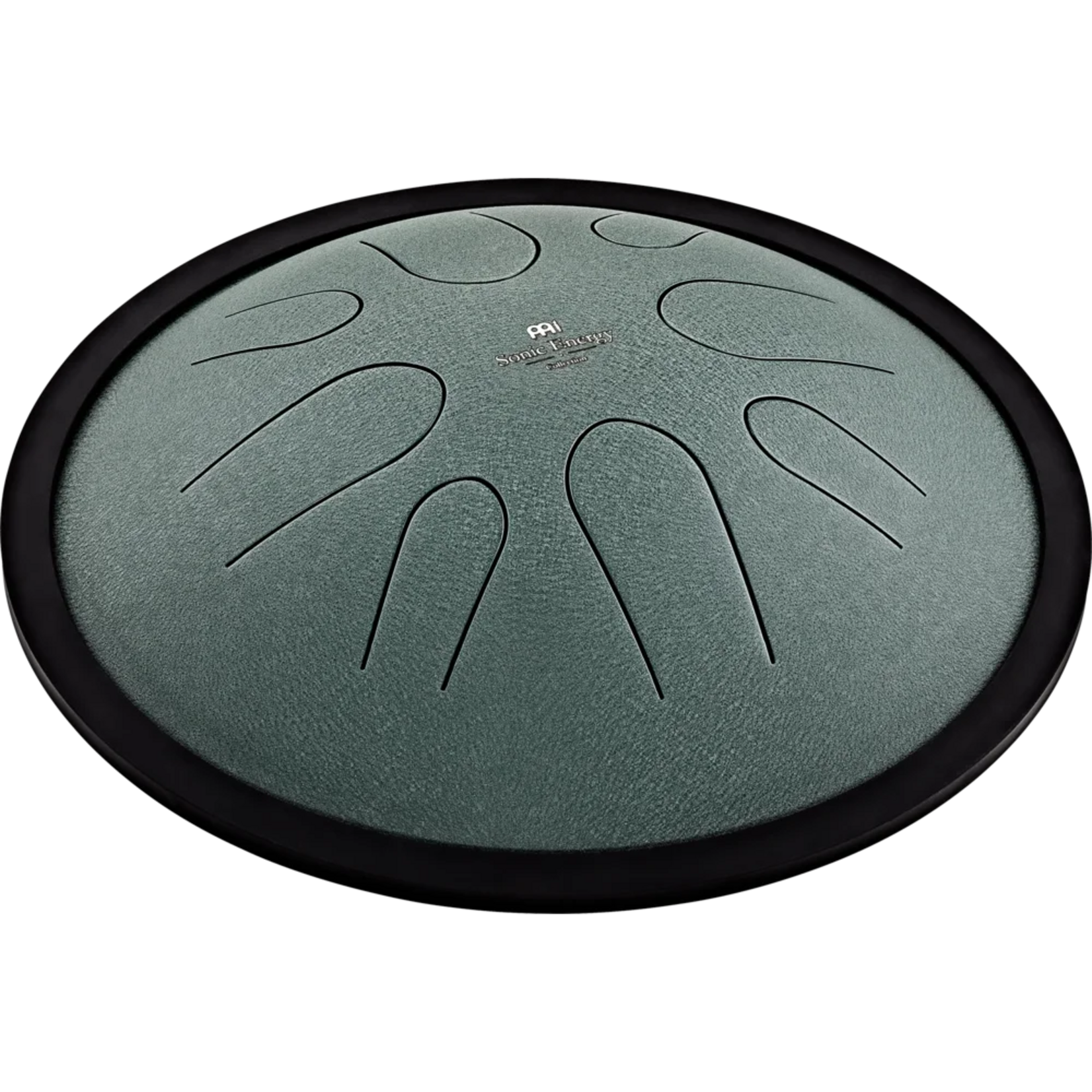 Meinl Meinl 10" Compact Steel Tongue Drum, B Minor, 8 Notes, 432 Hz, Dark Green - CSTD1DG
