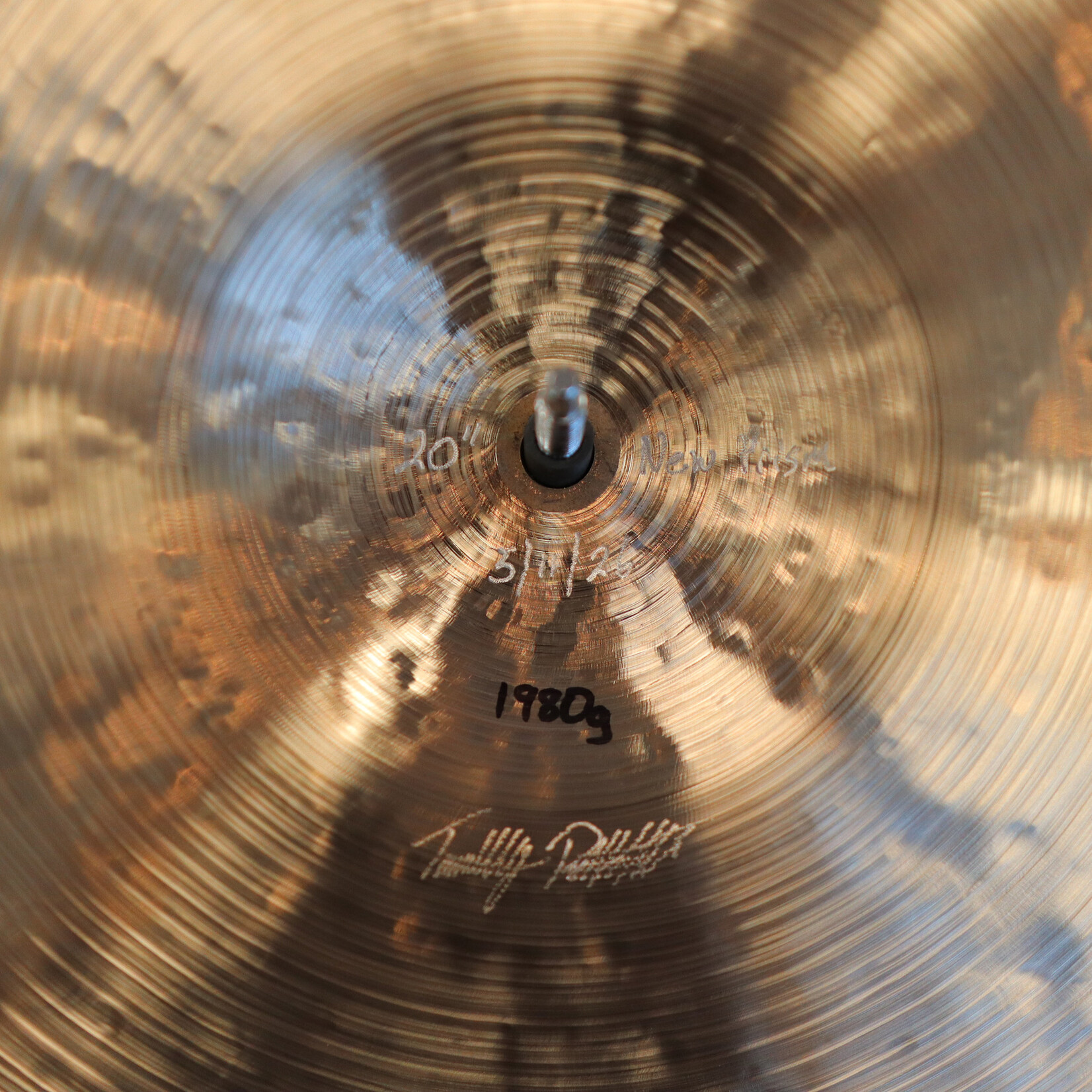 Timothy Roberts Timothy Roberts 20" New Prism 1980g Cymbal w/ 6 Rivets
