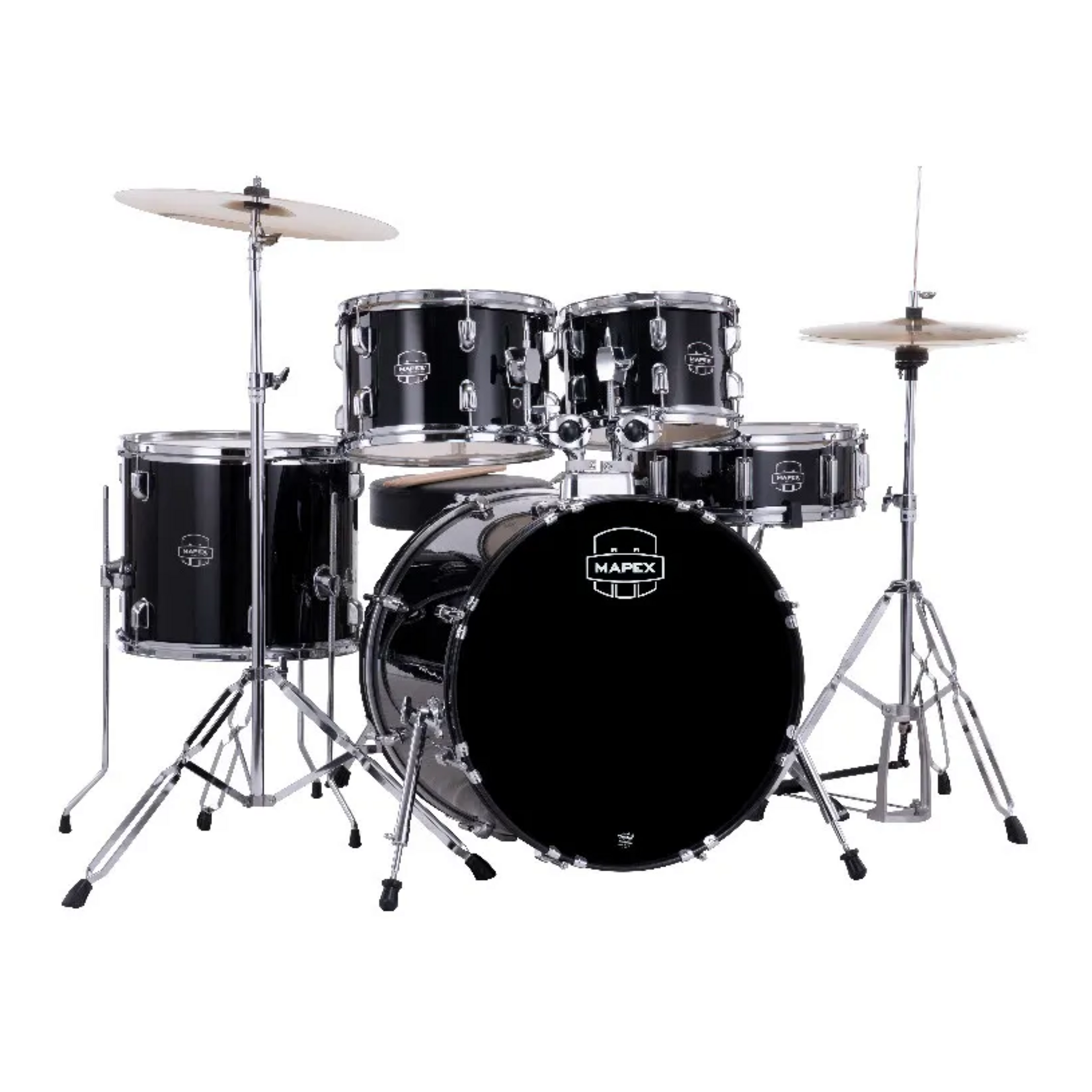 Mapex Mapex Comet 22/10/12/16/14S Complete Drumset (Dark Black) CM5294FTCDK