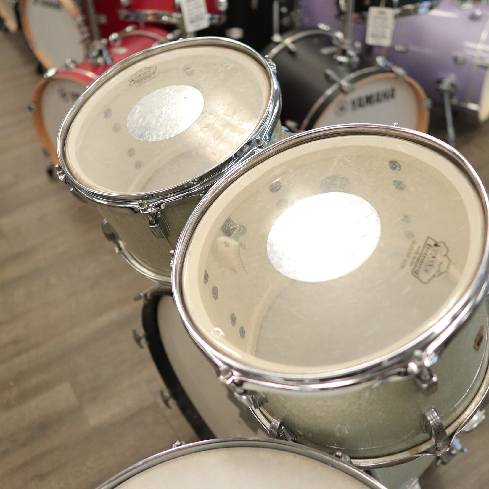 Ludwig Vintage 60s Ludwig Hollywood 4-PC Shell Pack 12/12/16/22 (Silver Sparkle)