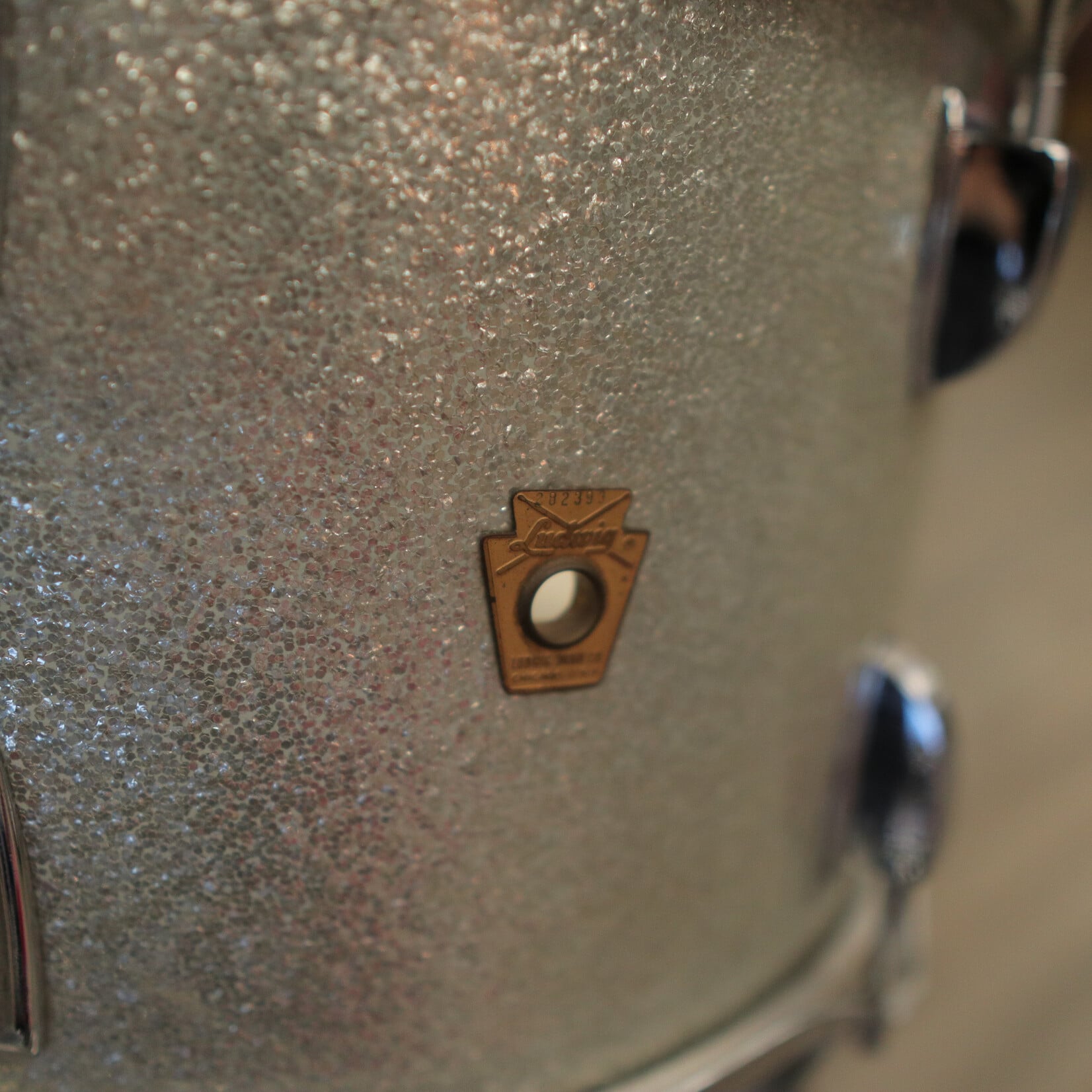 Ludwig Vintage 60s Ludwig Hollywood 4-PC Shell Pack 12/12/16/22 (Silver Sparkle)