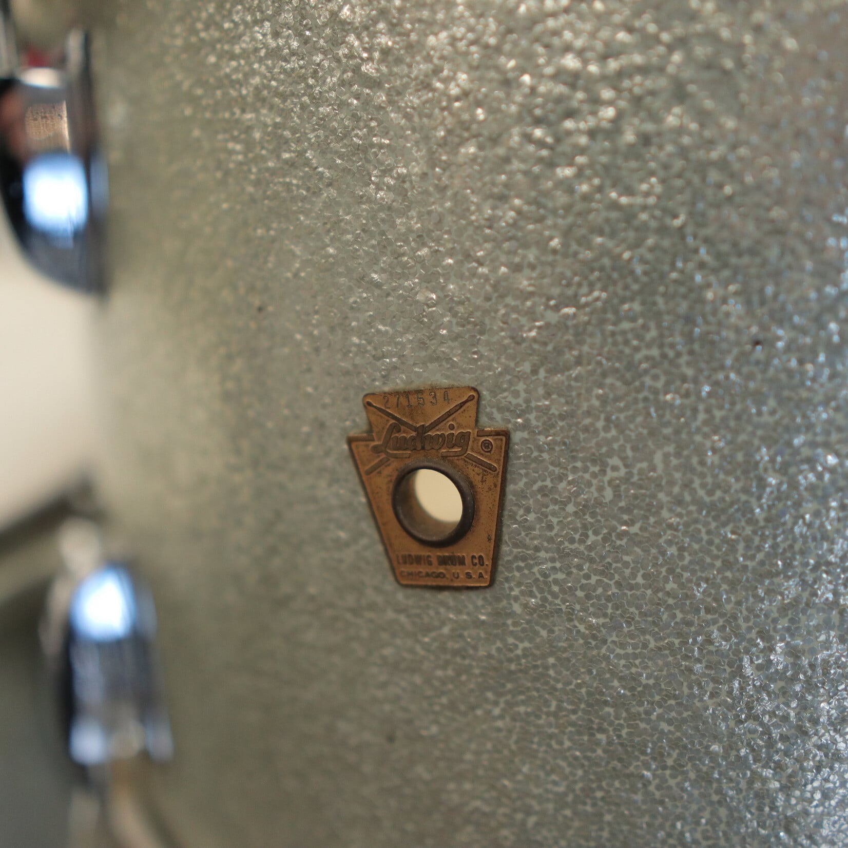 Ludwig Vintage 60s Ludwig Hollywood 4-PC Shell Pack 12/12/16/22 (Silver Sparkle)