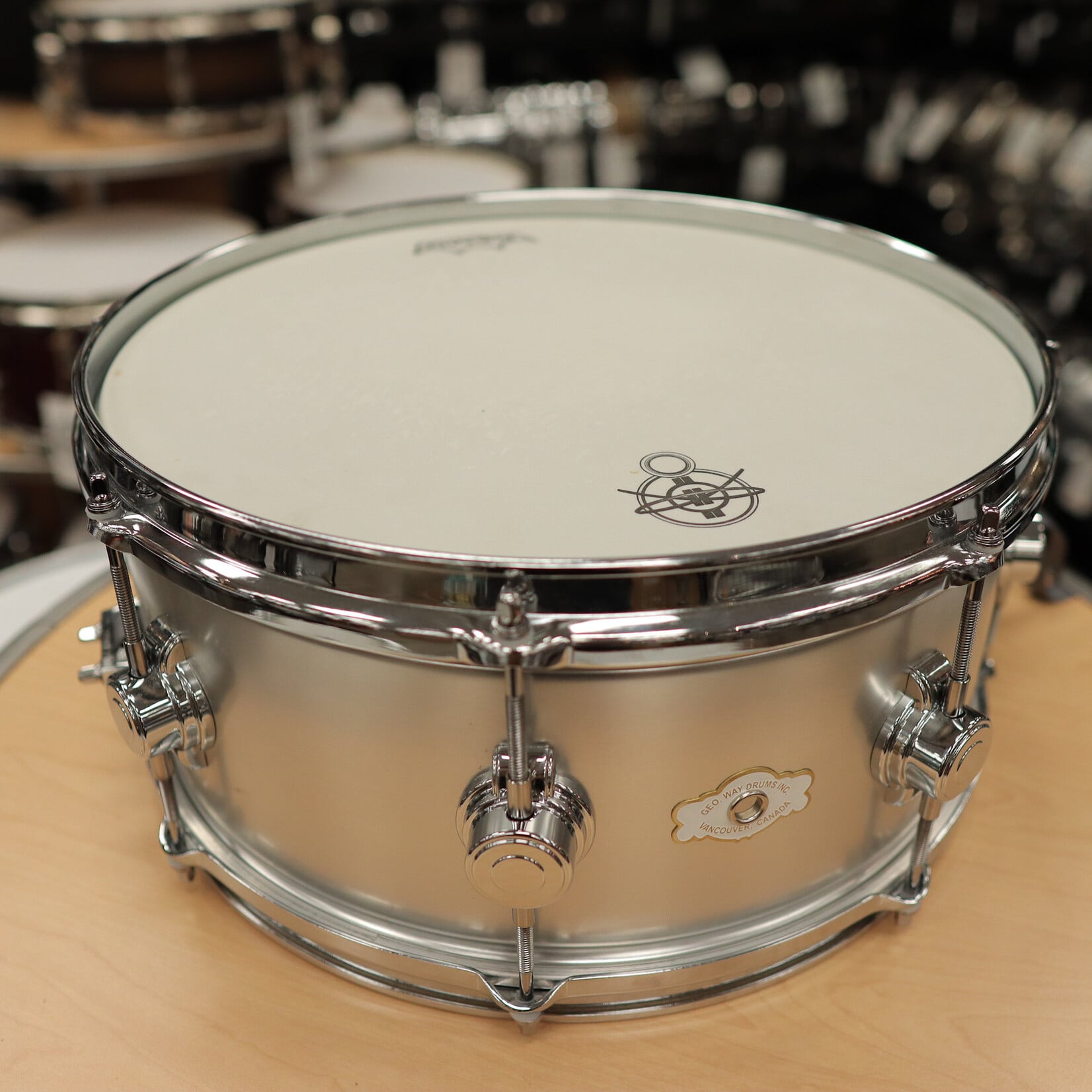 George Way Pre-Owned George Way 6.5x14" "Aero" Aluminum Snare Drum
