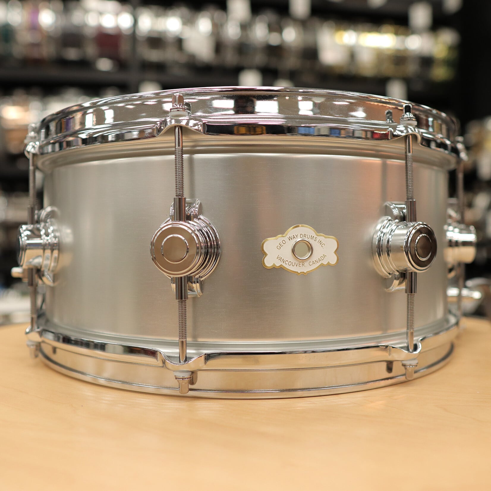 George Way Pre-Owned George Way 6.5x14" "Aero" Aluminum Snare Drum