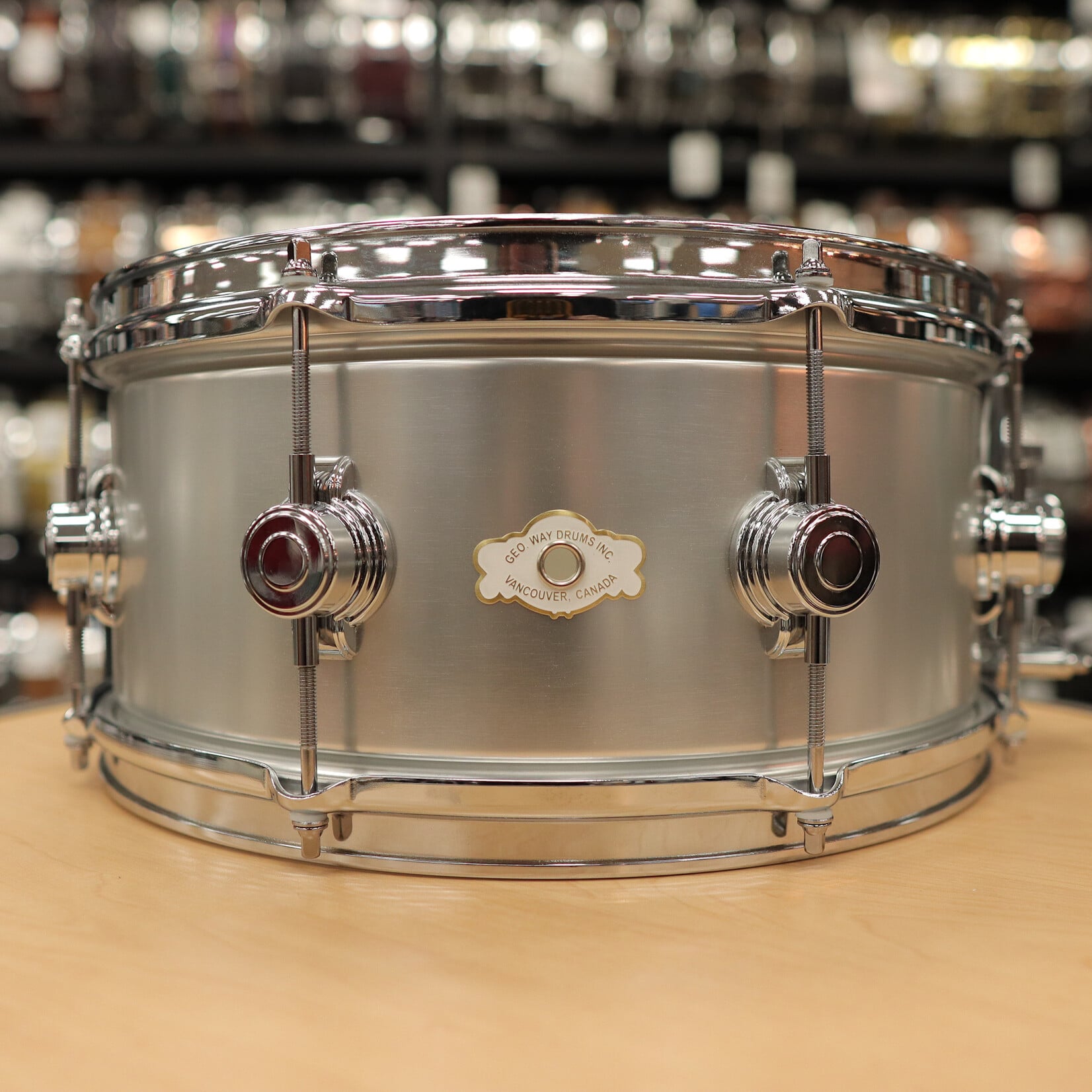 George Way Pre-Owned George Way 6.5x14" "Aero" Aluminum Snare Drum