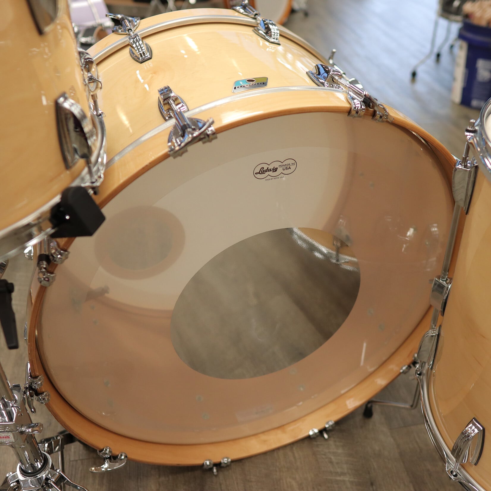 Ludwig Pre-Owned Ludwig Legacy Classic Exotic 4-PC Shell Pack 14/16/18/26 (Natural Gloss)