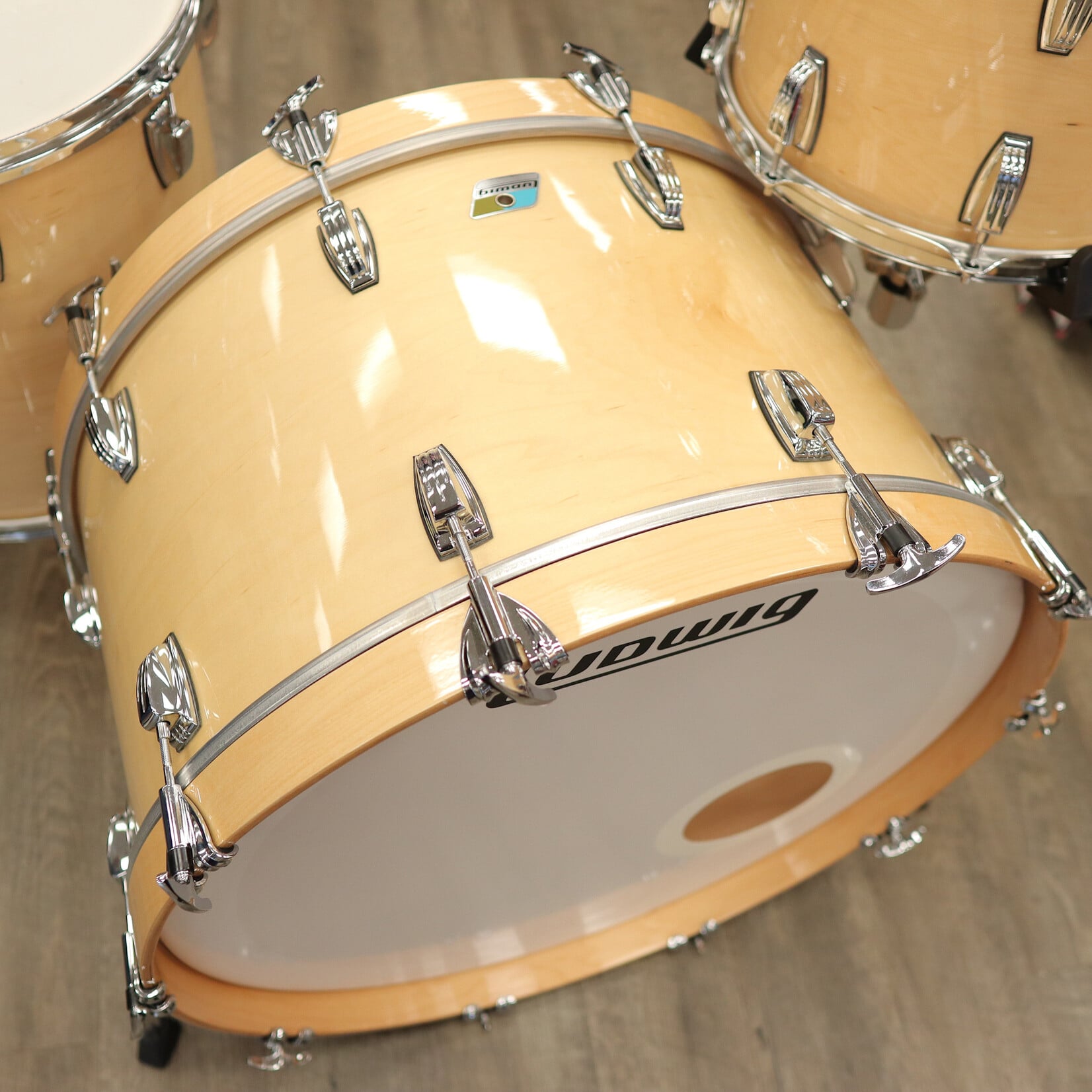 Ludwig Pre-Owned Ludwig Legacy Classic Exotic 4-PC Shell Pack 14/16/18/26 (Natural Gloss)