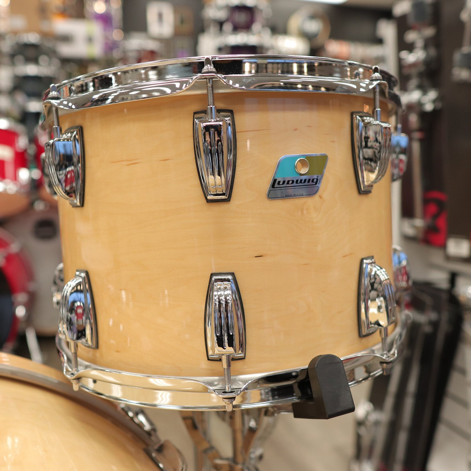 Ludwig Pre-Owned Ludwig Legacy Classic Exotic 4-PC Shell Pack 14/16/18/26 (Natural Gloss)