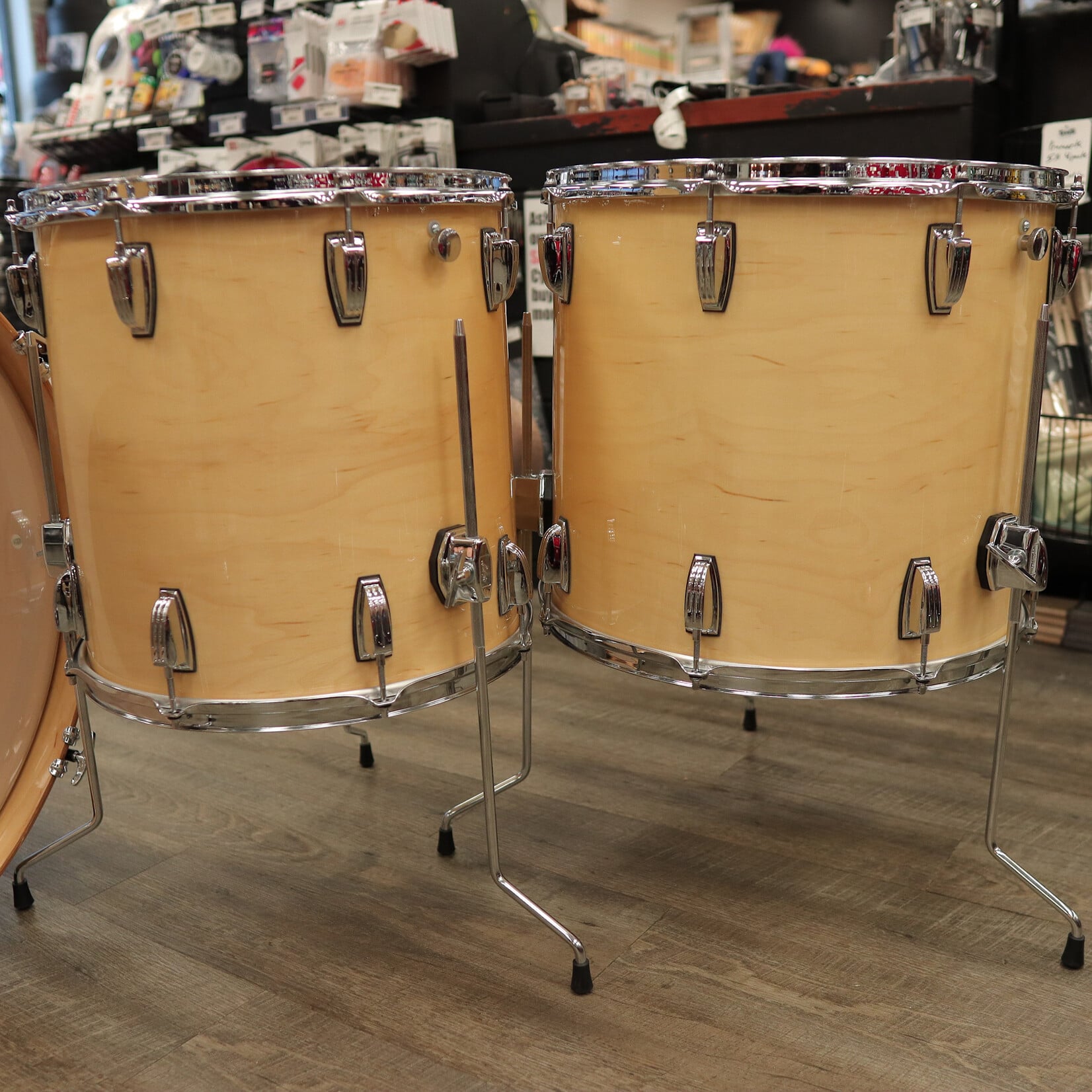 Ludwig Pre-Owned Ludwig Legacy Classic Exotic 4-PC Shell Pack 14/16/18/26 (Natural Gloss)