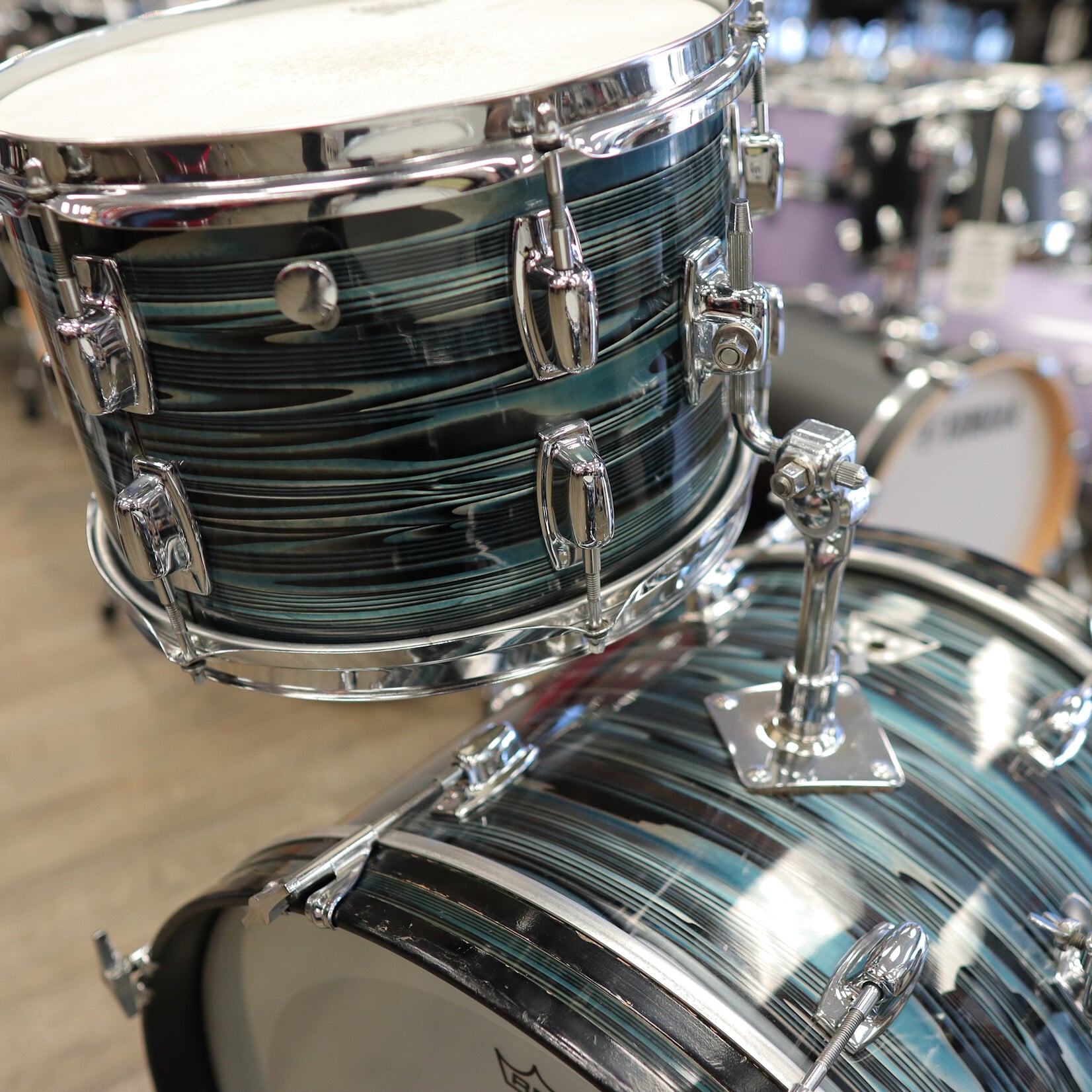 Ludwig Vintage Ludwig Standard 4-PC Shell Pack 12/14/20/14Sn (Blue Strata)