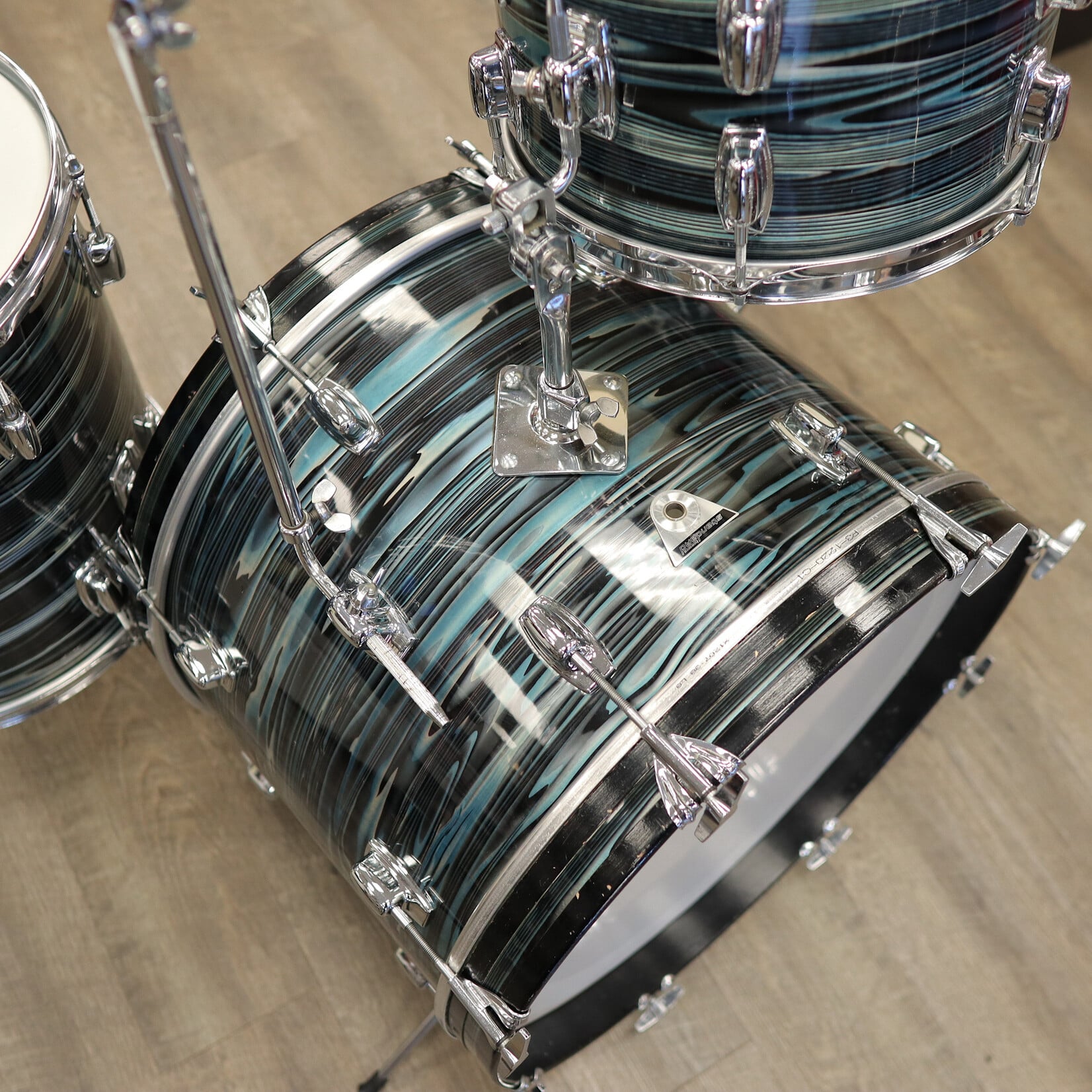 Ludwig Vintage Ludwig Standard 4-PC Shell Pack 12/14/20/14Sn (Blue Strata)
