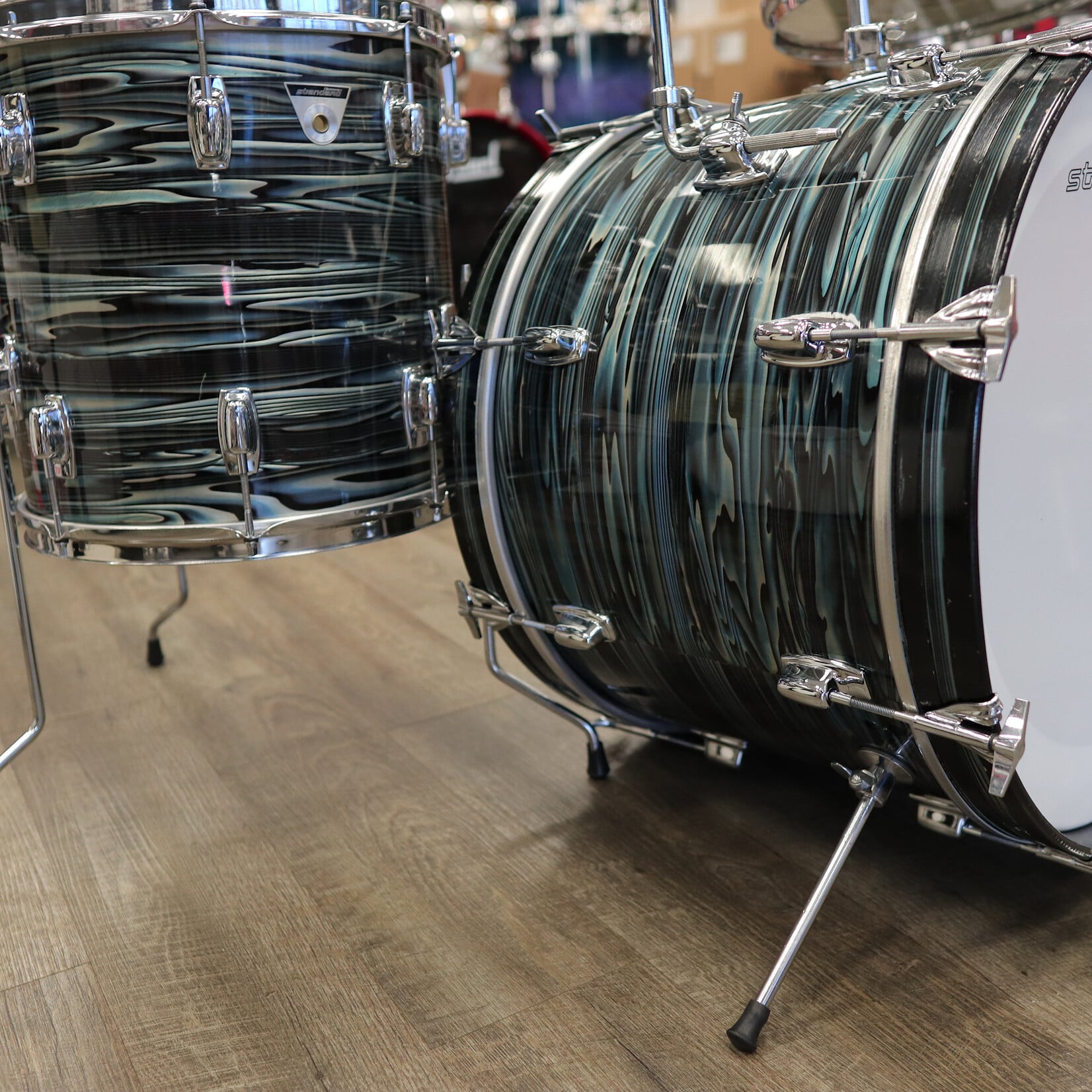 Ludwig Vintage Ludwig Standard 4-PC Shell Pack 12/14/20/14Sn (Blue Strata)