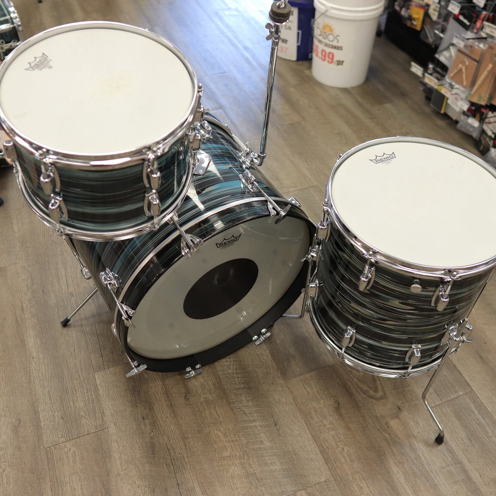 Ludwig Vintage Ludwig Standard 4-PC Shell Pack 12/14/20/14Sn (Blue Strata)