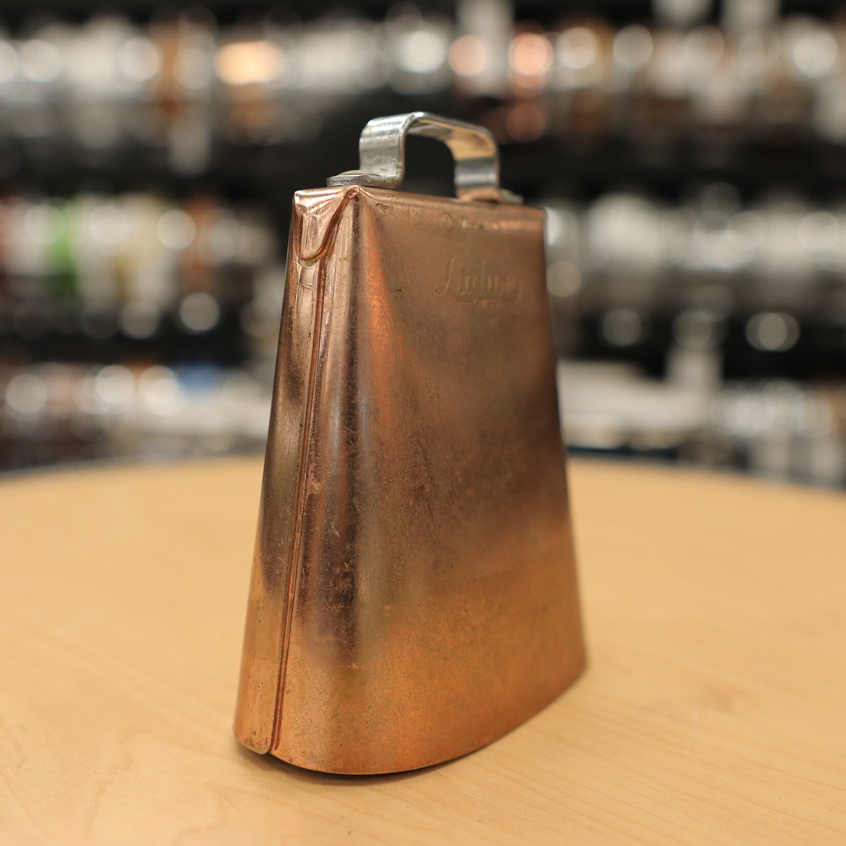 Ludwig Vintage Ludwig Gold Tone Script Logo 5" Cowbell