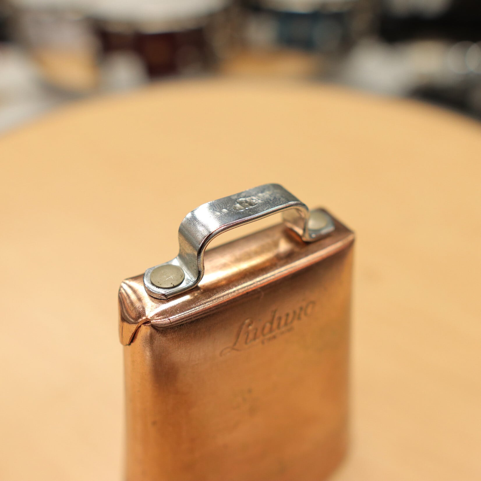 Ludwig Vintage Ludwig Gold Tone Script Logo 5" Cowbell