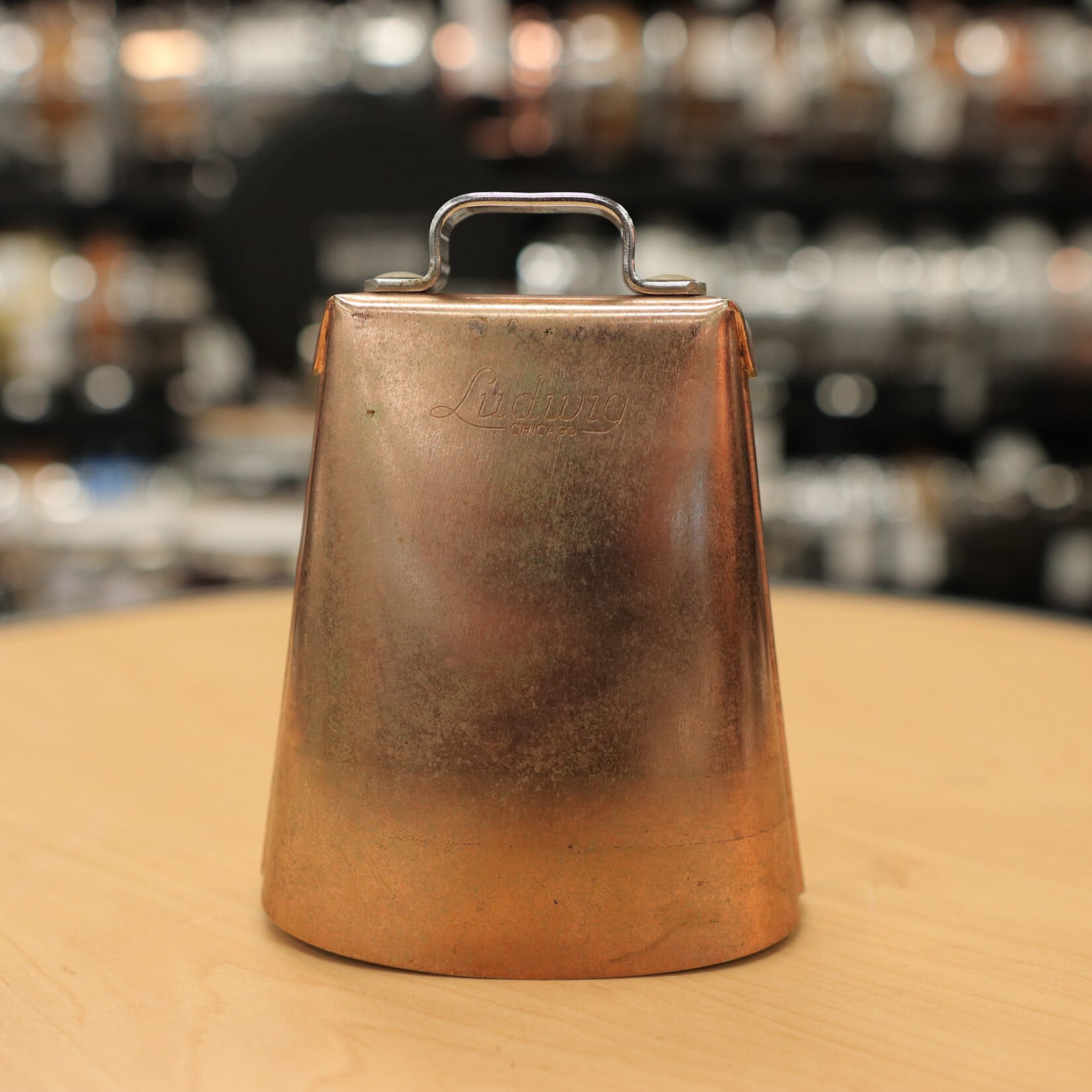 Ludwig Vintage Ludwig Gold Tone Script Logo 5" Cowbell