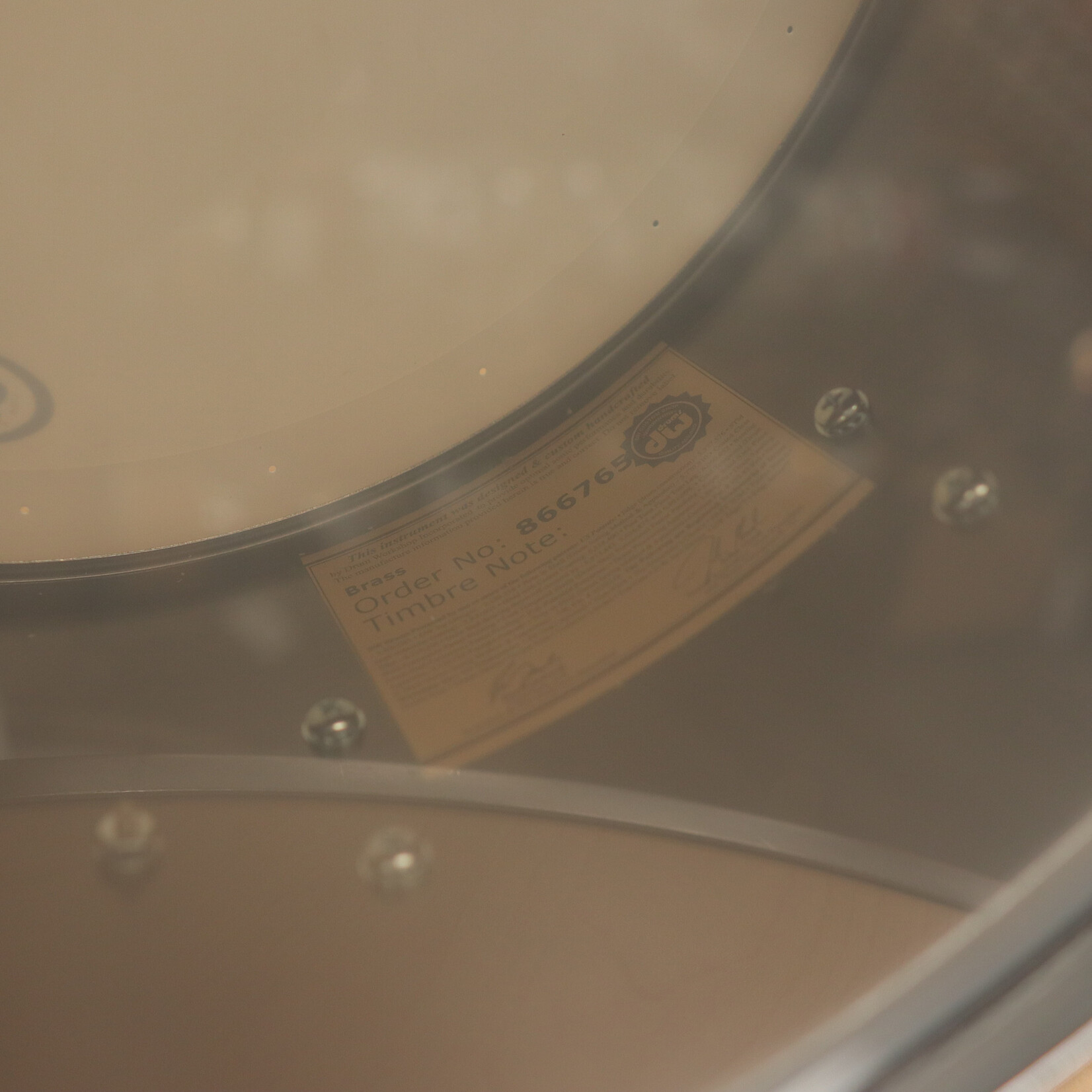 DW Pre-Owned DW Collector's Series 6.5x14" Black Nickel over Brass Snare Drum