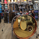 Tama Pre-Owned Tama Starclassic Birch/ Bubinga 5-Piece Shell Pack 8/10/12/16/22 (Yellowed "Black Clouds Silver Linings" Wrap)